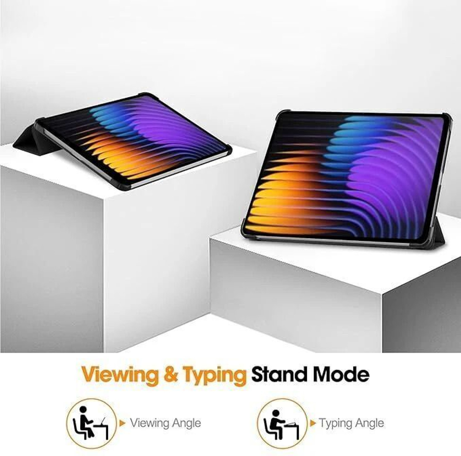 Image of Proelite Flip Cover for Mi Pad 8 /8 Pro / Mi Pad 7 /7 Pro 11.2 inch Case, Trifold Flip Case , Support Auto Sleep Wake