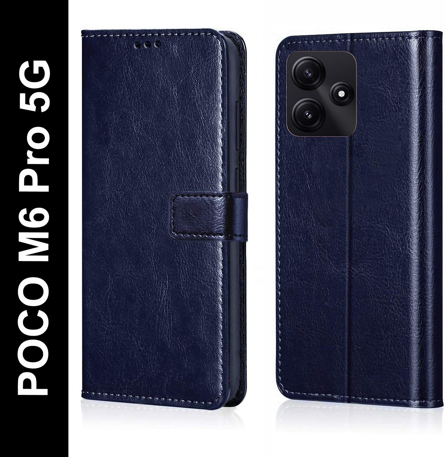 Image of Flocculent Flip Cover for POCO M6 Pro 5G