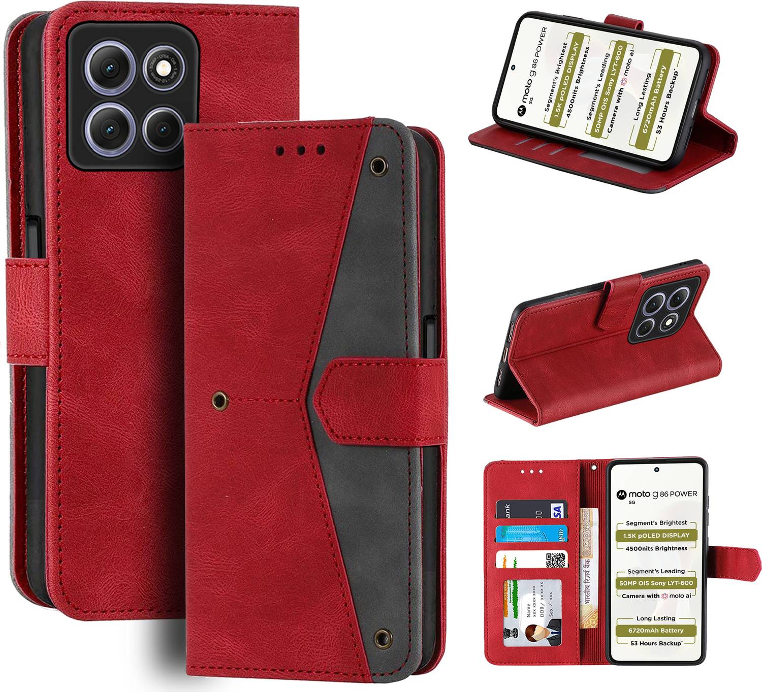 Autofocus Flip Cover for Moto G86 Power 5G