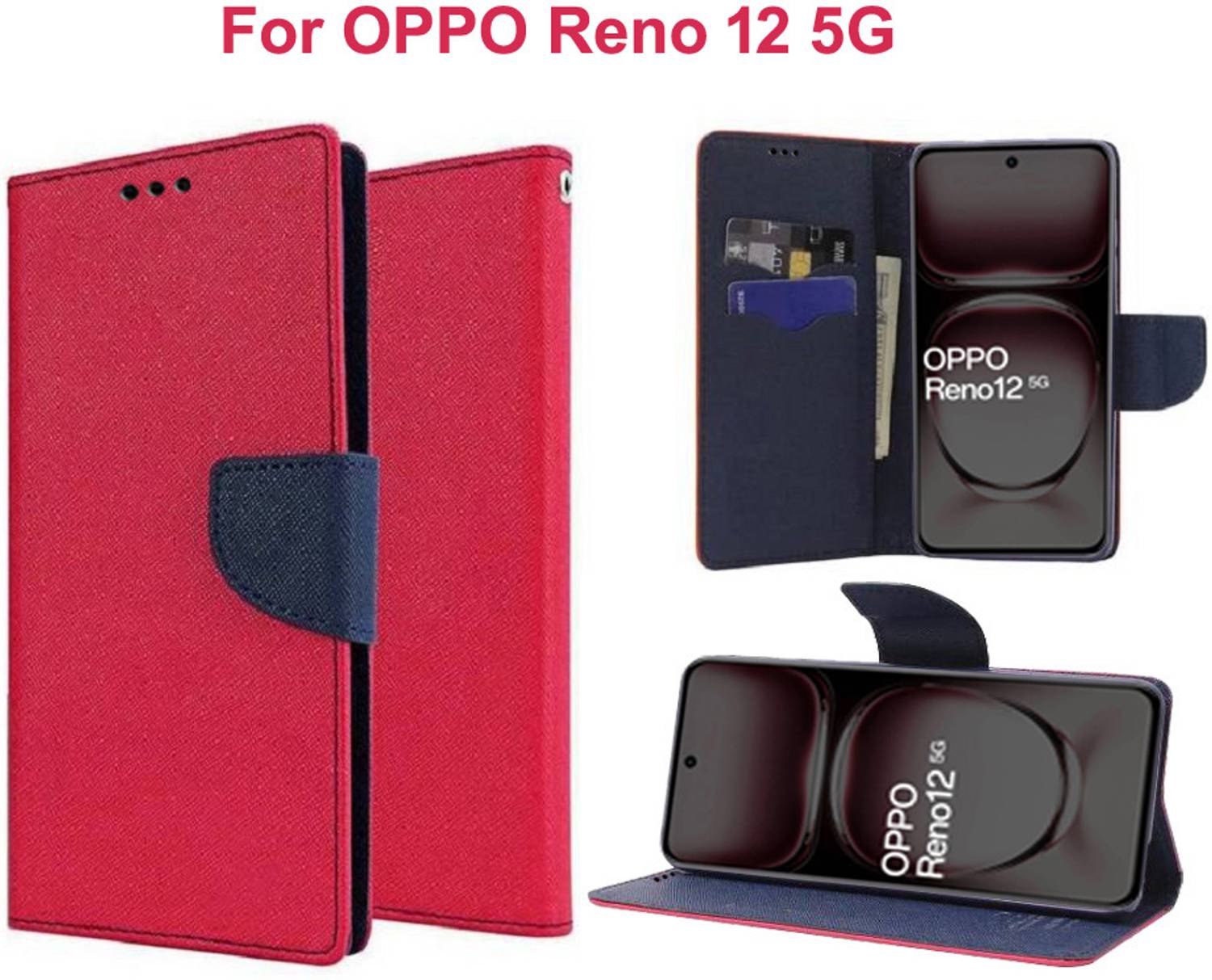 Carnage Flip Cover for OPPO Reno 12 5G