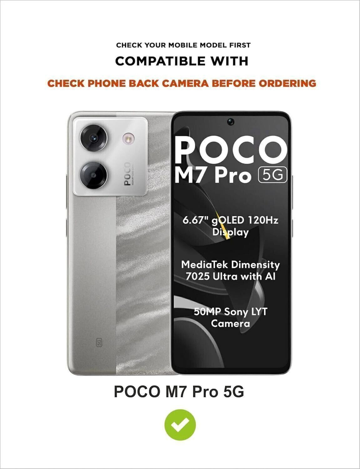 Image of AIBEX Flip Cover for Poco M7 Pro 5G|Premium Leather Finish|Magnetic Closure|Kickstand Feature|Shockproof