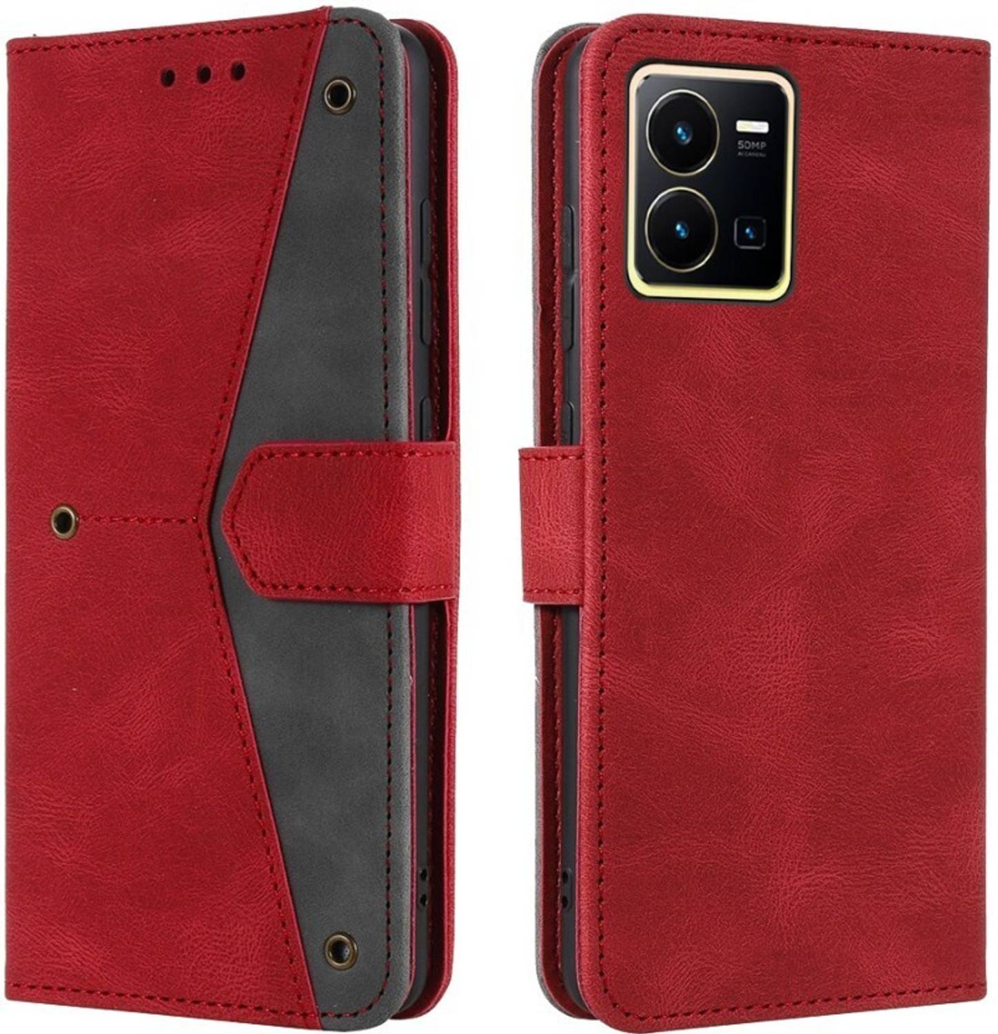 Aarov Flip Cover for Vivo Y35