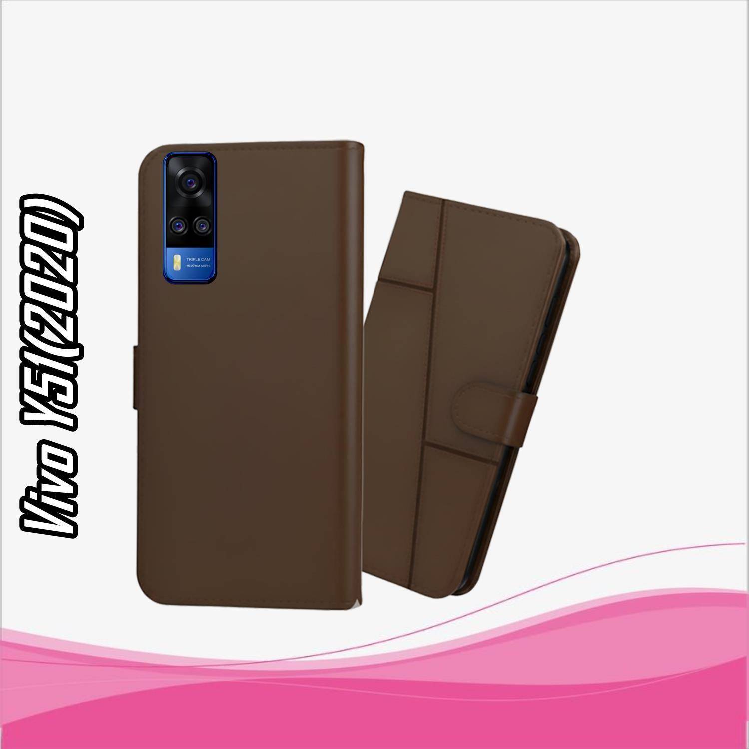 Oyota Flip Cover for Vivo Y51(2020)
