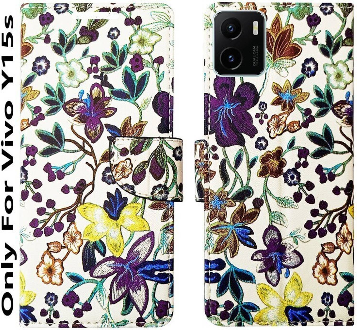 AD Enterprises Flip Cover for Vivo Y15s