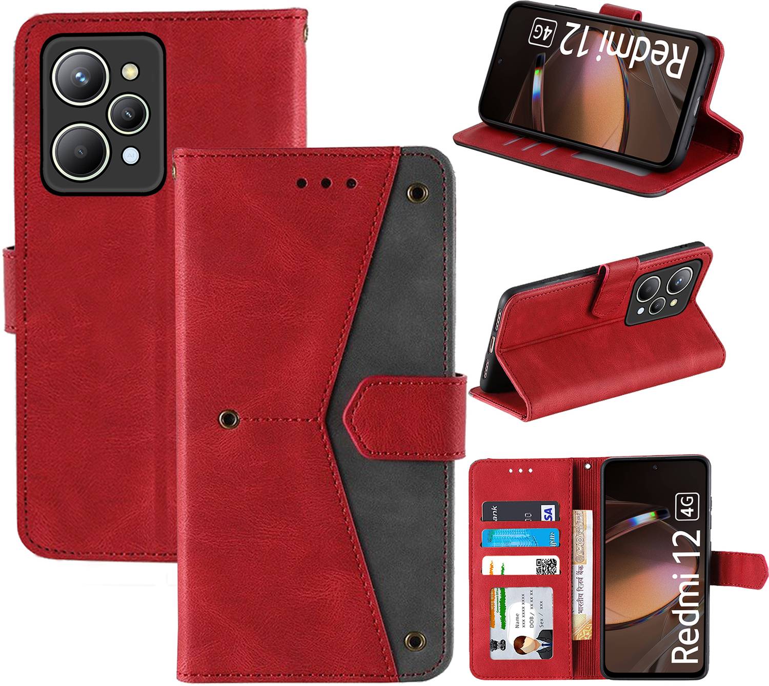 Autofocus Flip Cover for Redmi 12 4G