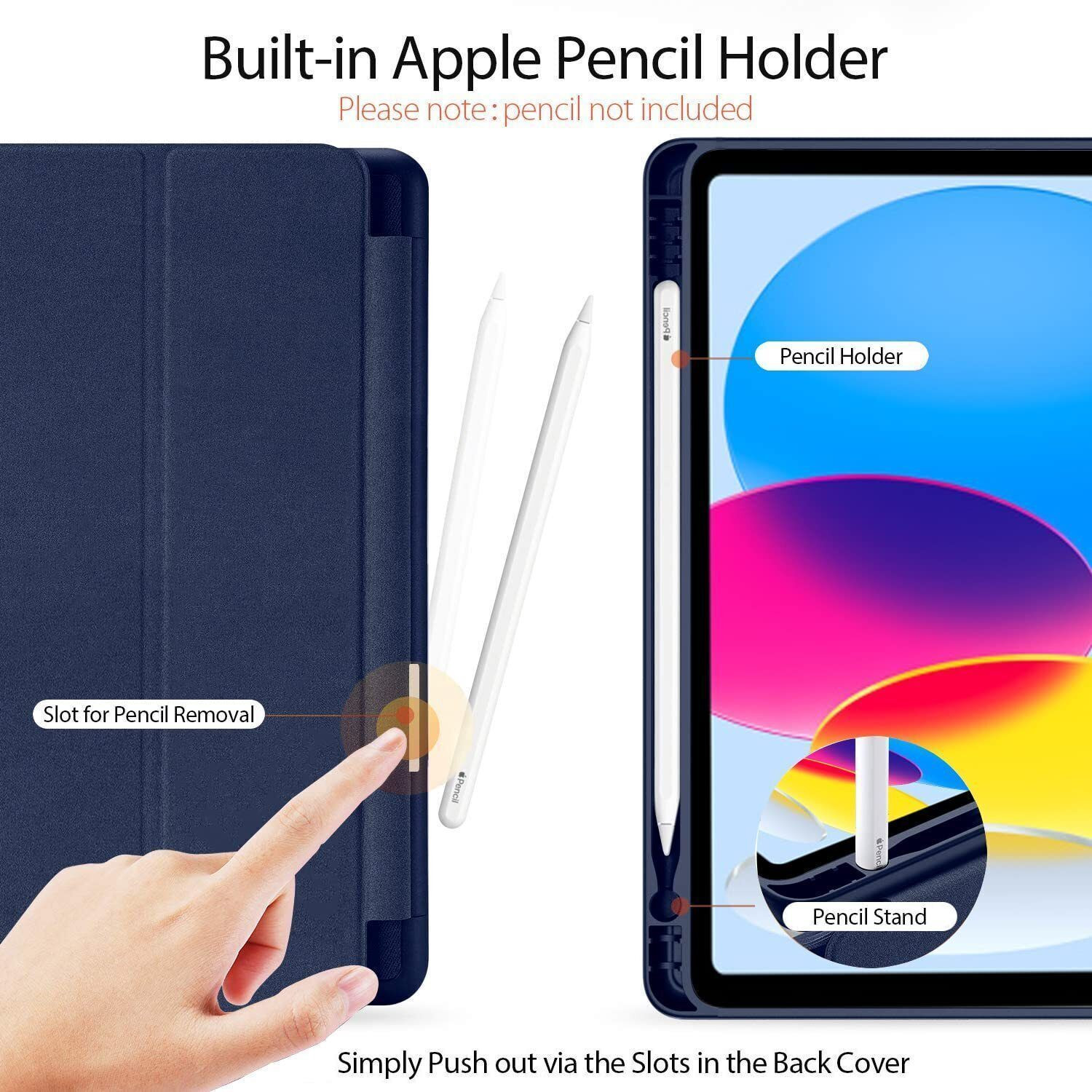 Image of ROBUSTRION Flip Cover for iPad 11th Generation A16 11 inch, iPad 10th Gen Generation 10.9 inch, iPad 11th Gen 11 inch