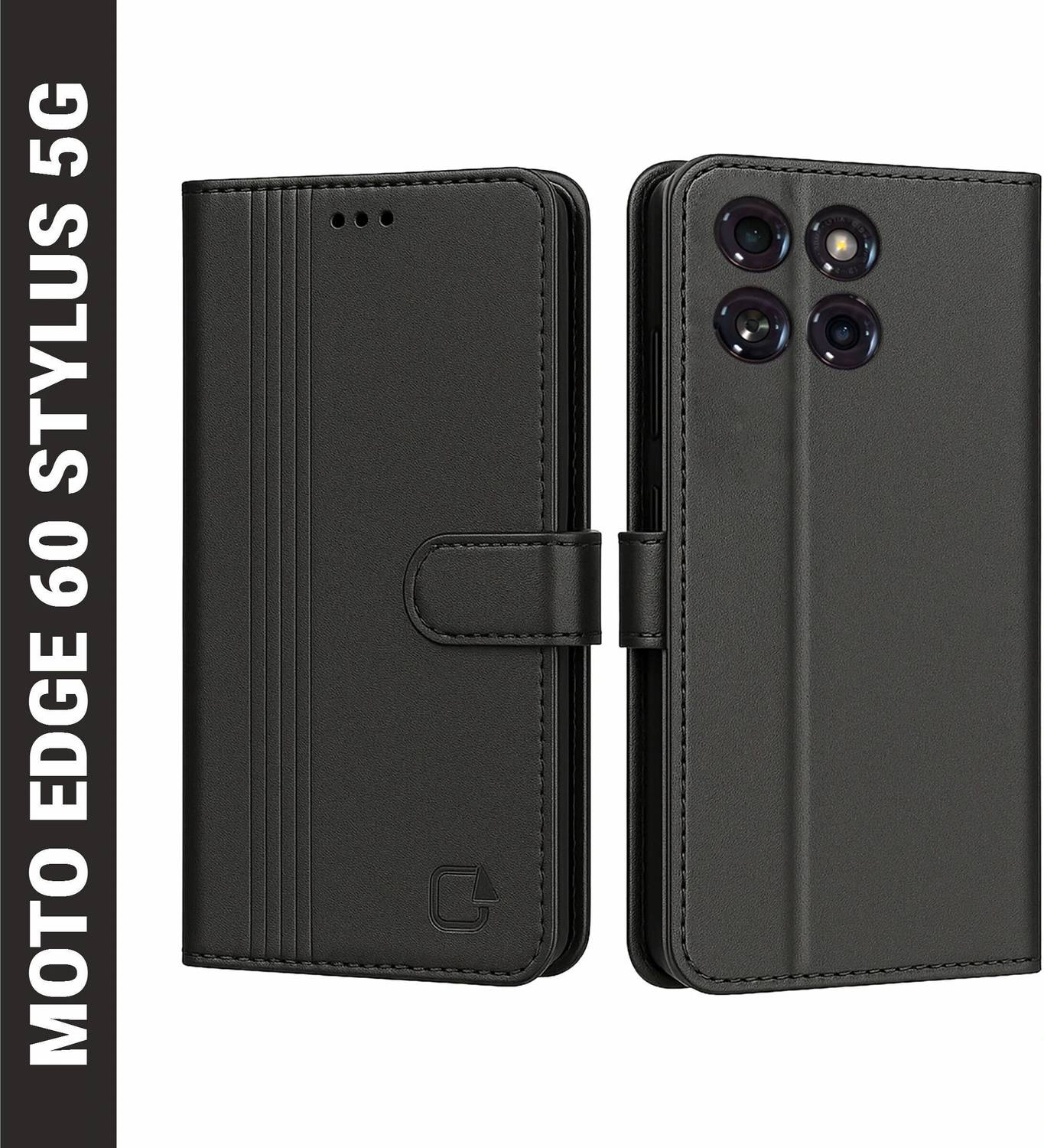 AIBEX Flip Cover for Motorola Edge 60 Stylus 5G|Inbuilt Wallet & Card Slots|Premium Leather Magnetic Case