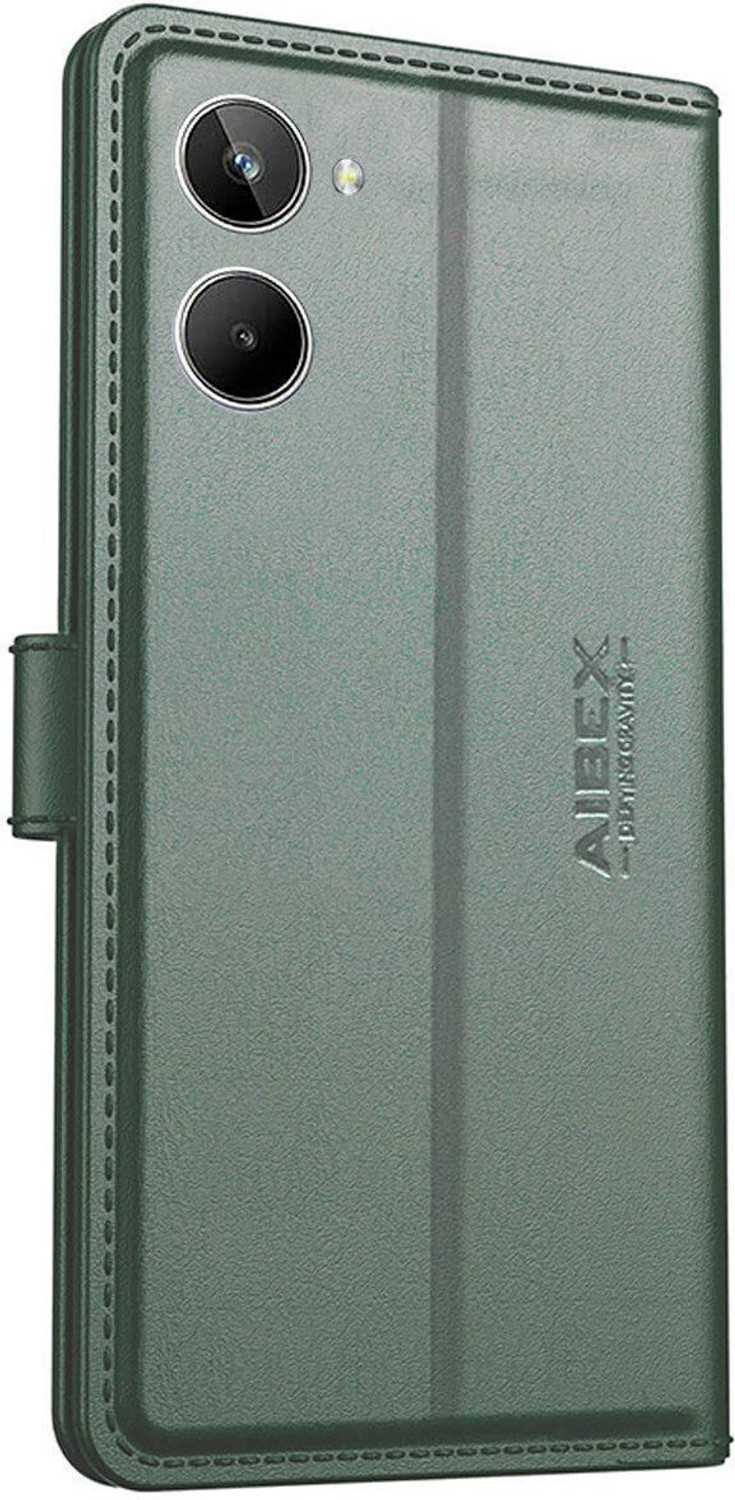 Image of AIBEX Flip Cover for OnePlus Nord CE 5G|Premium Leather Finish|Magnetic Closure|Kickstand Feature