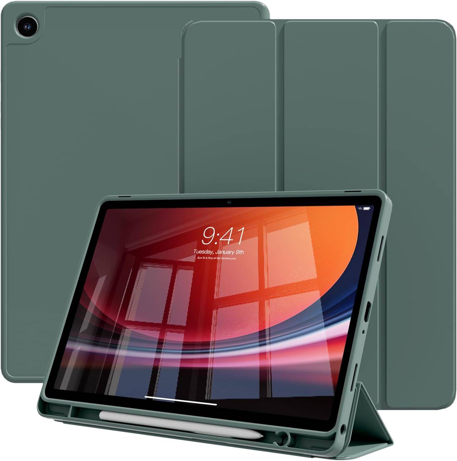 AGEIS Flip Cover for Samsung Galaxy Tab A11 Plus 11 inch Case (Stylus Holder)