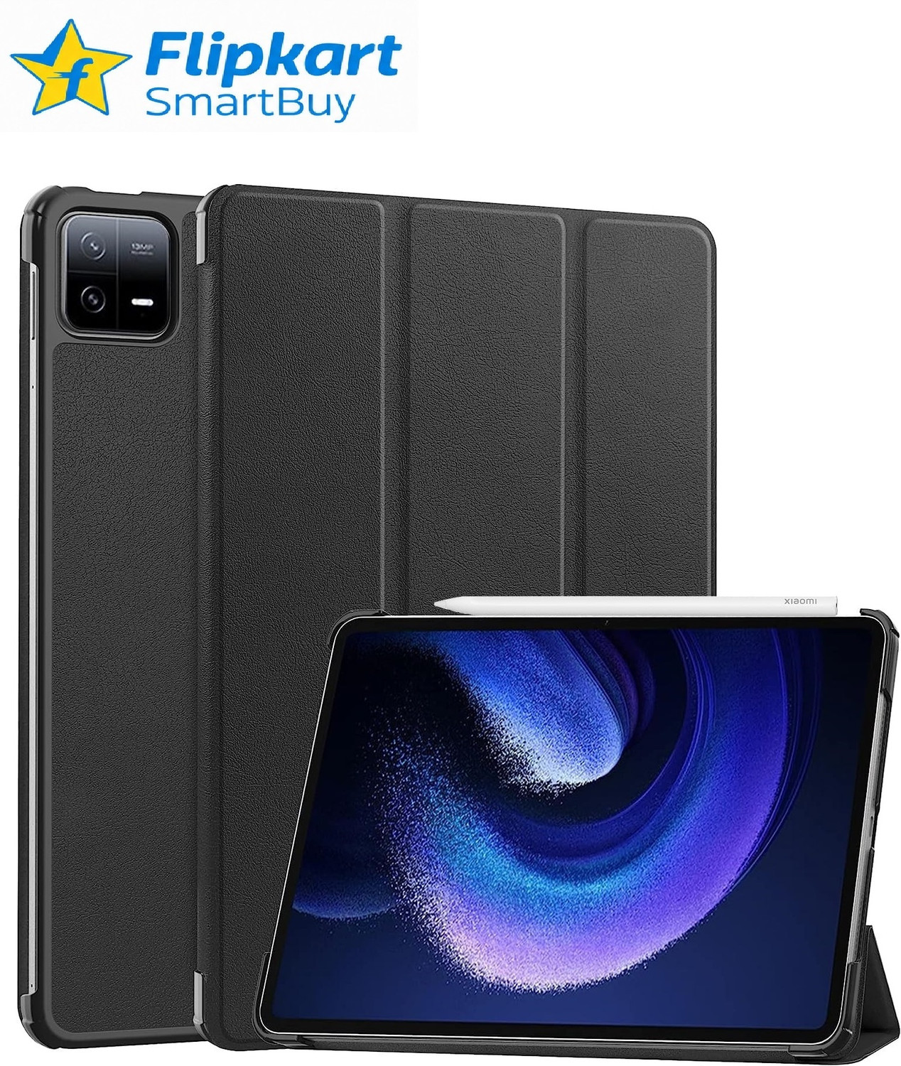 Image of Flipkart SmartBuy Flip Cover for Xiaomi Pad 6 11.0 inch Trifold Case perfect fit