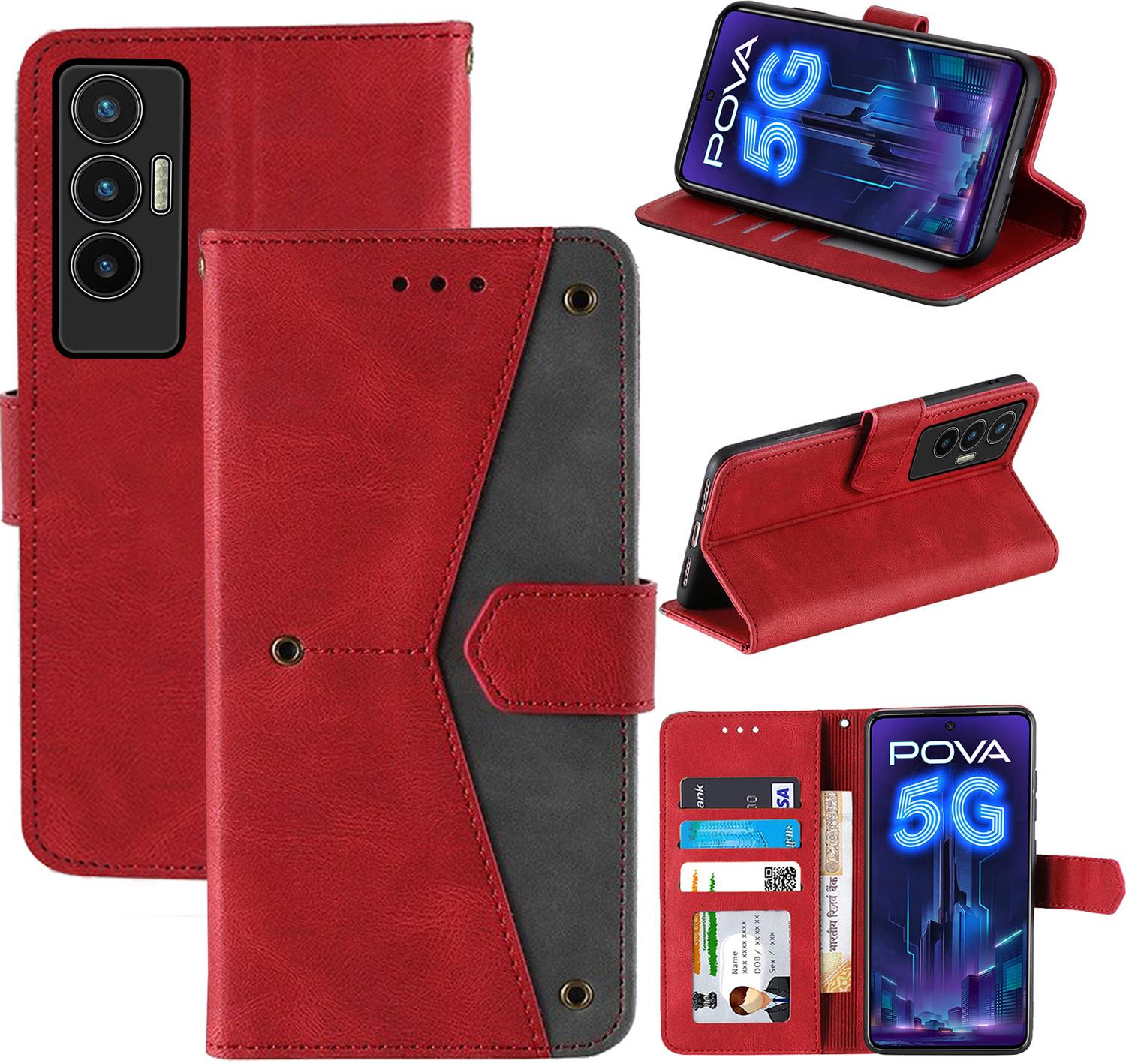 Autofocus Flip Cover for Tecno Pova 5G