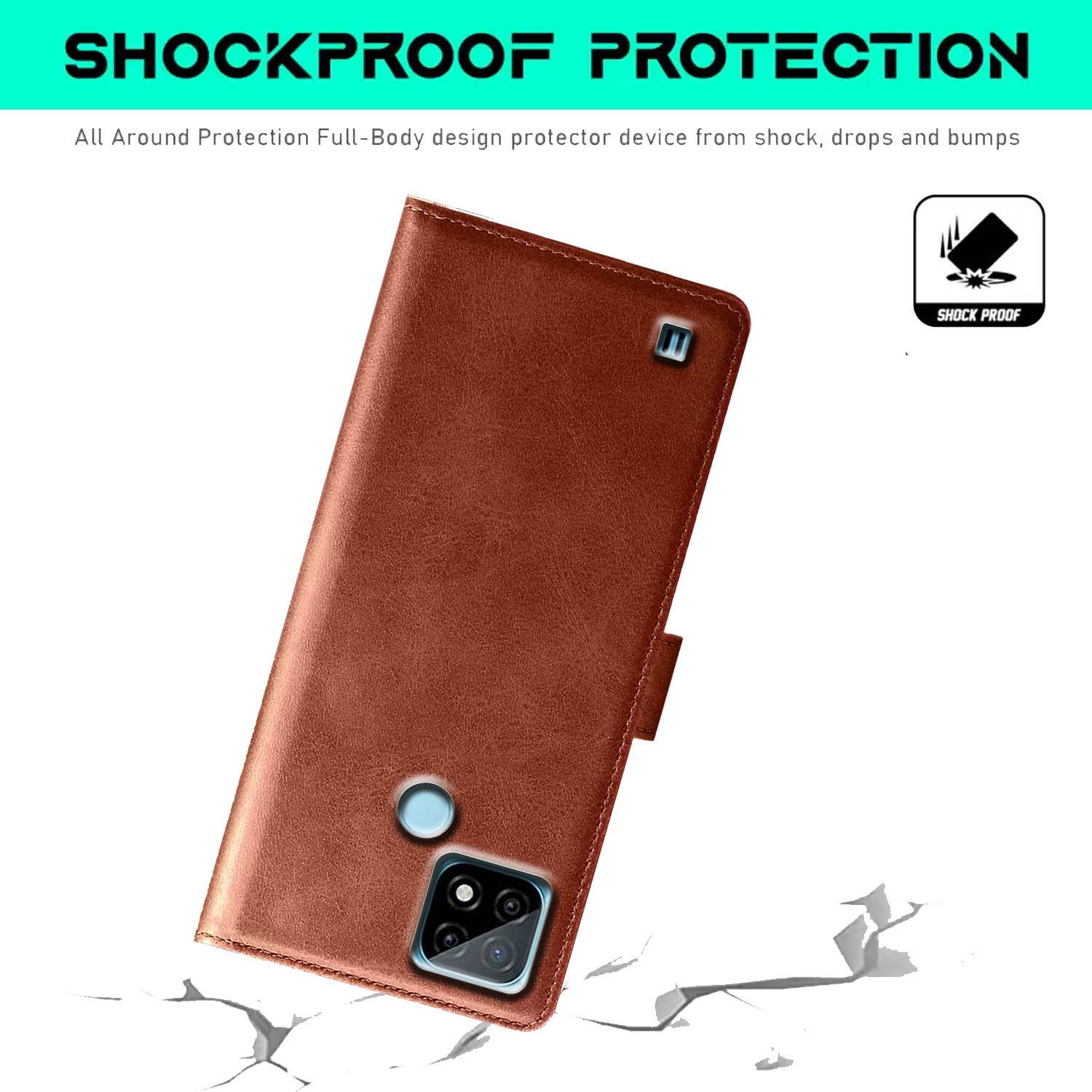 Rofix Star Back Cover for Realme C25Y Brown - Image 4