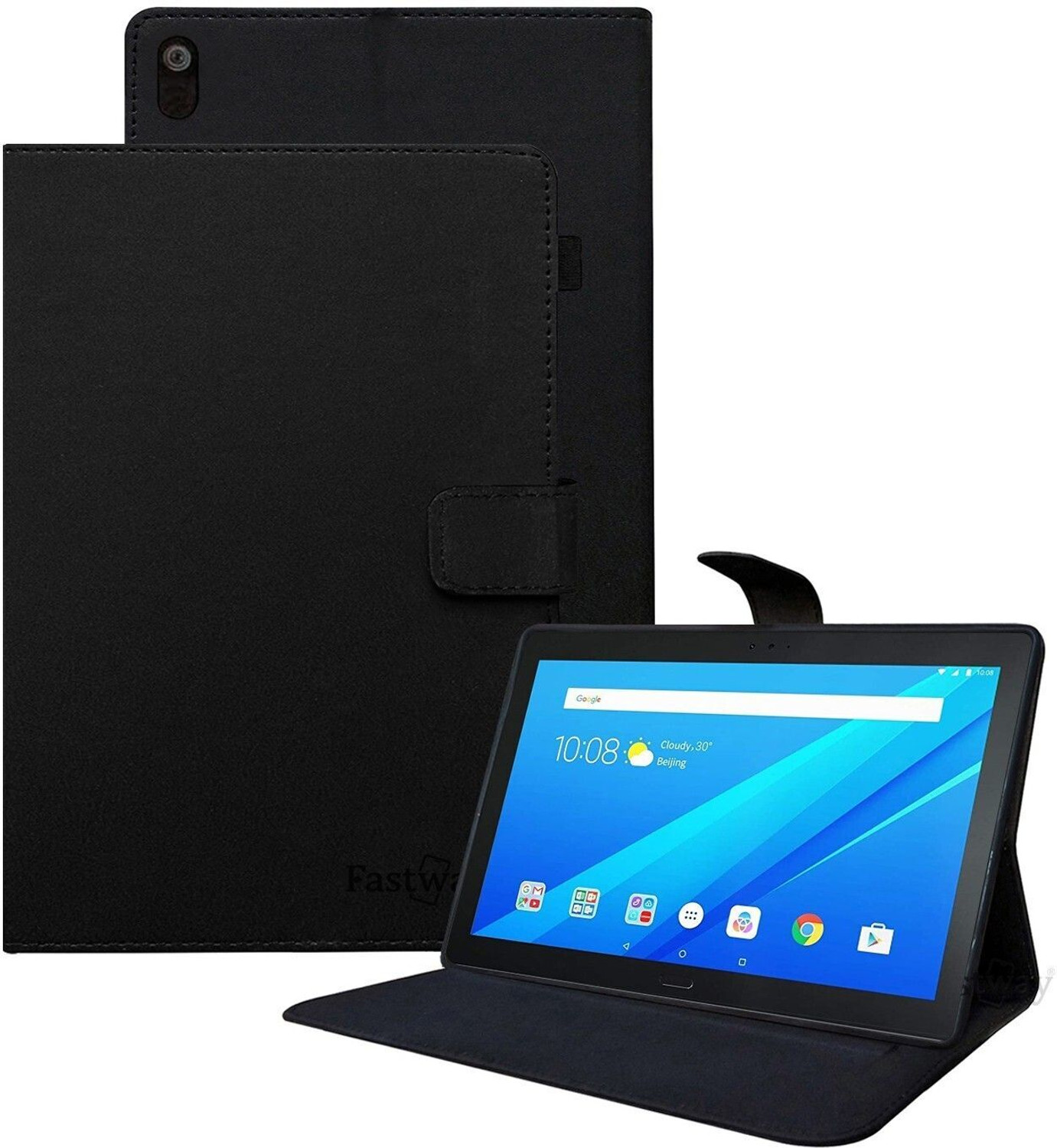 Image of Fastway Flip Cover for Lenovo Tab 4 10 (10.1 Inch) (TB-X304L /TB-X304 2017 Modal)