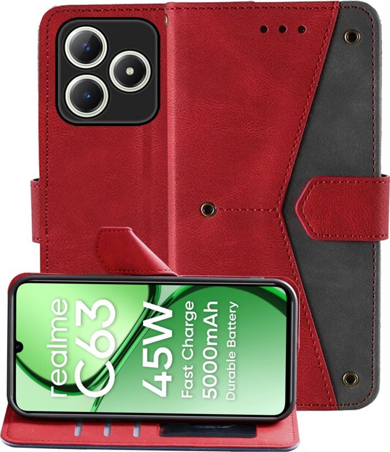 Aleppo Flip Cover for Realme C63 4G