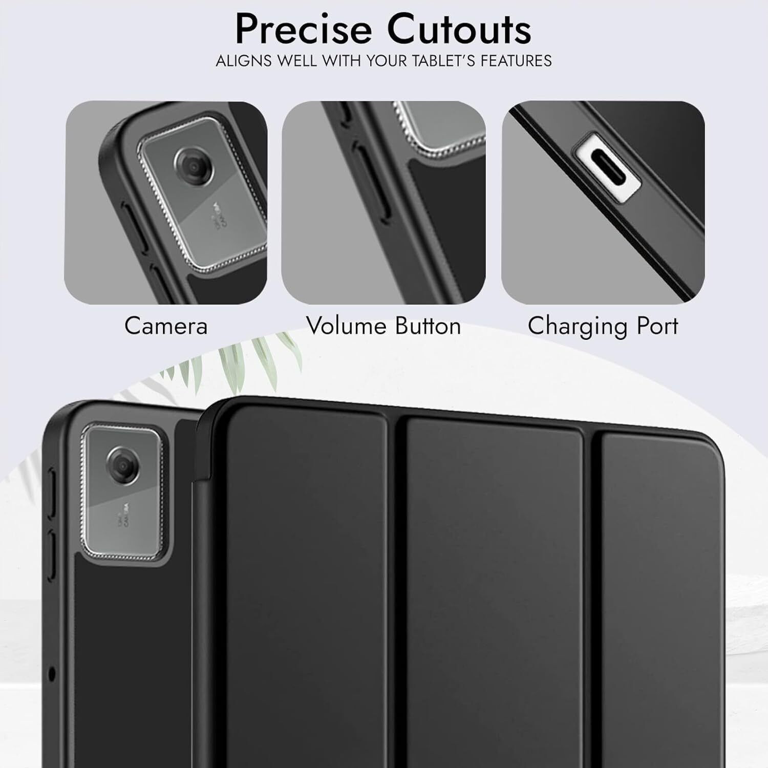 Image of Proelite Flip Cover for Lenovo Idea Tab Plus 12.1 inch 2025 case Cover, Soft Flexible Flip Case [Recoil Series]