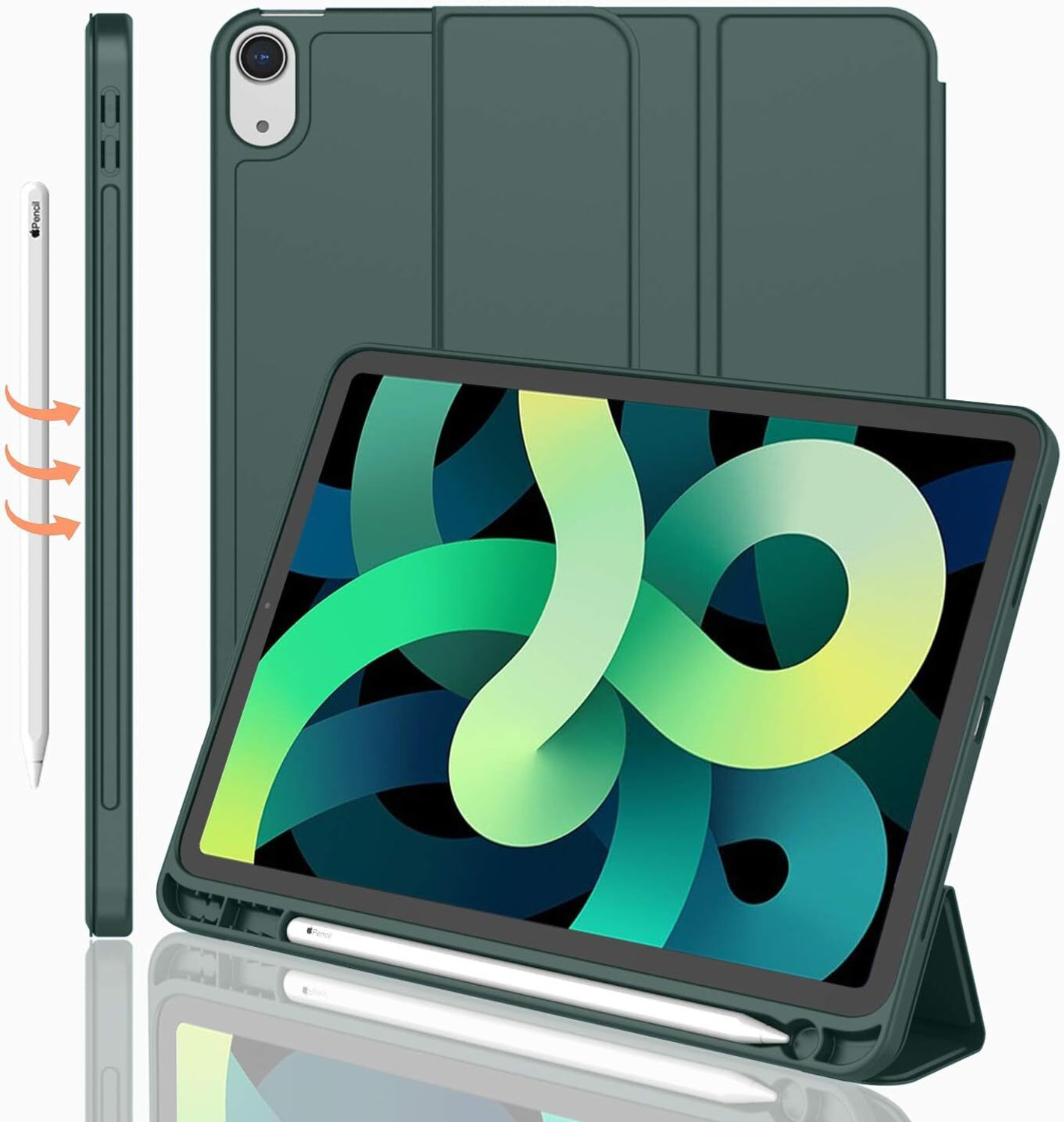 Image of AGEIS Flip Cover for iPad Air 11-Inch M2 (2024), iPad Air 5 /4 (2022 /2020 5th /4th Generation 10.9-Inch)
