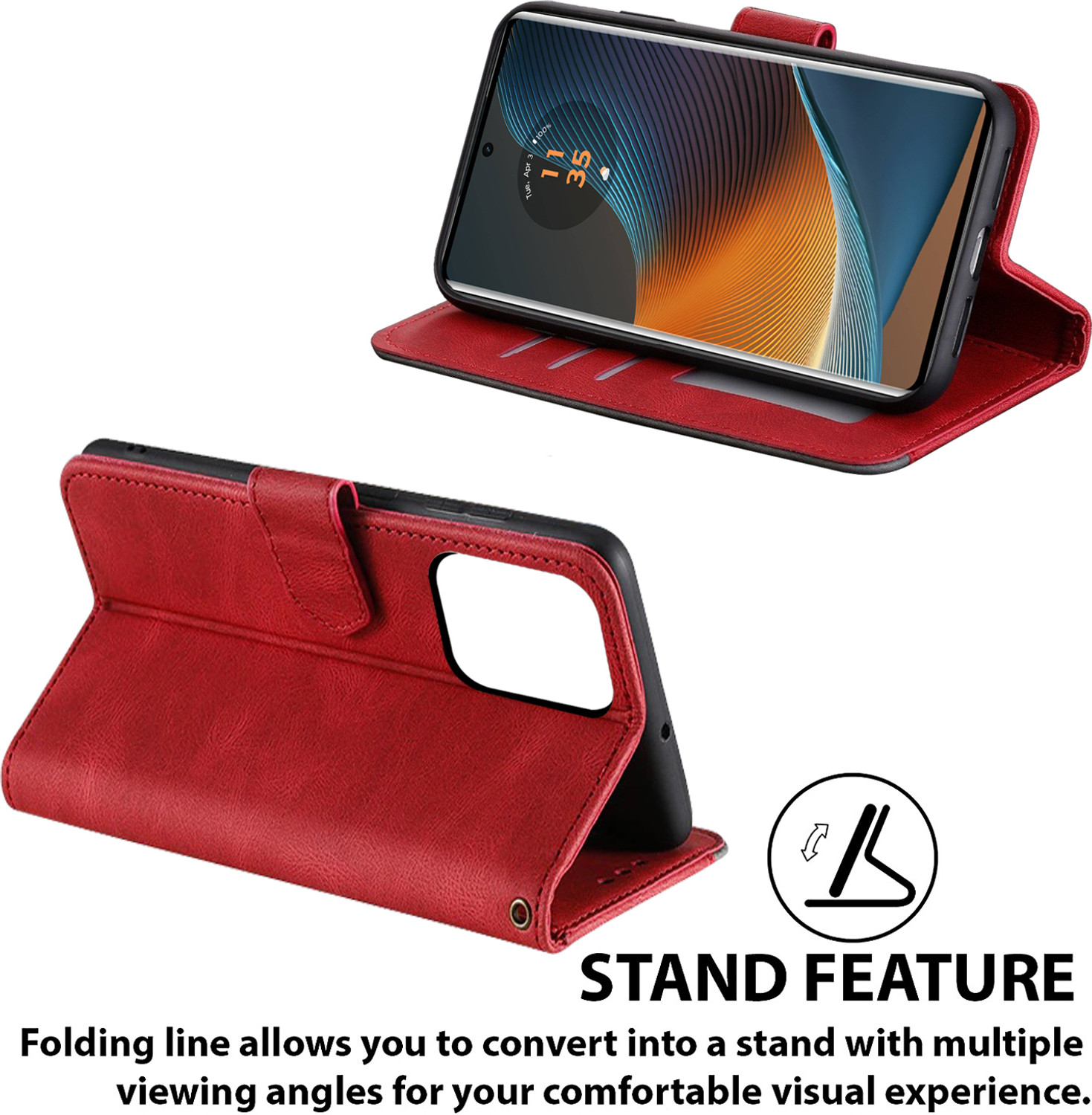 Image of Autofocus Flip Cover for MOTOROLA Edge 50 Fusion