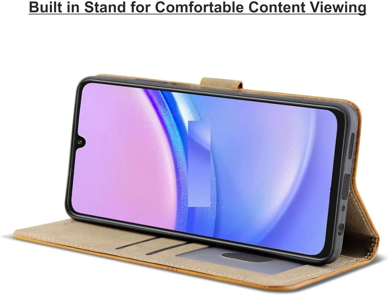 Image of HLOFLY Flip Cover for Infinix Hot 20 5G (Blue, Card Holder, Artificial Leather, Pack of: 1)