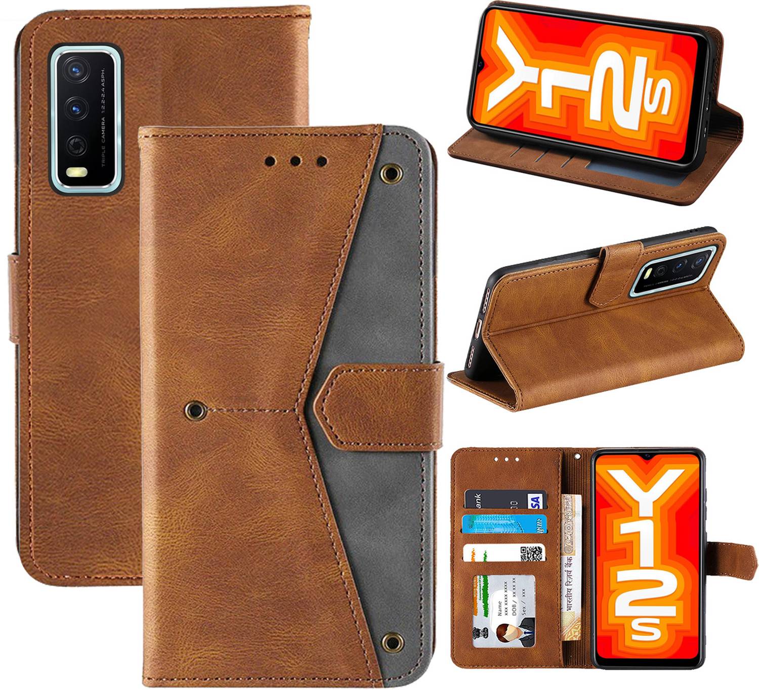 Autofocus Flip Cover for Vivo Y12s