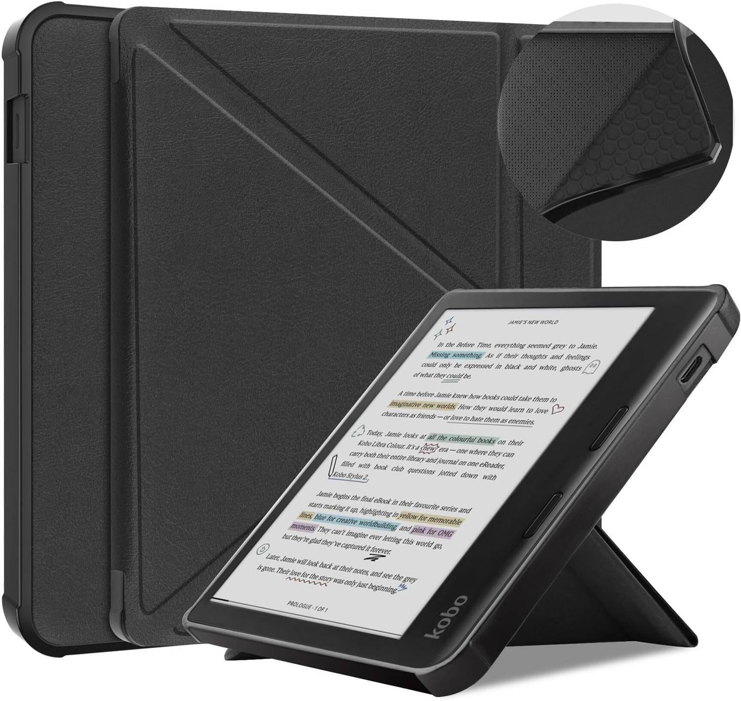 FLOMBIFY Flip Cover for Kobo Libra 2, Kobo Libra Colour - FLOMBIFY