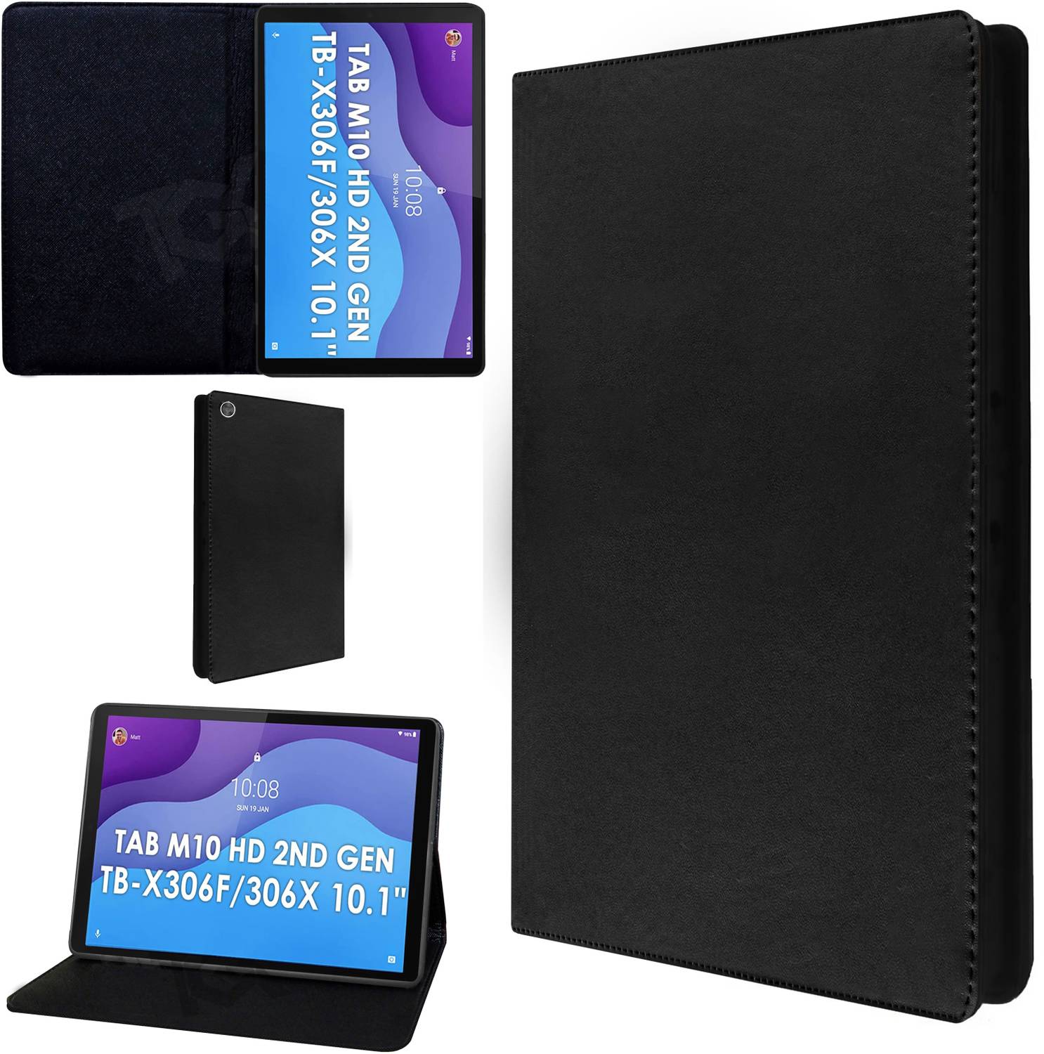 tomonao②ブックカバー TGK Flip Cover for Lenovo Tab M10 2nd Gen TB-X306X / TB-X306F