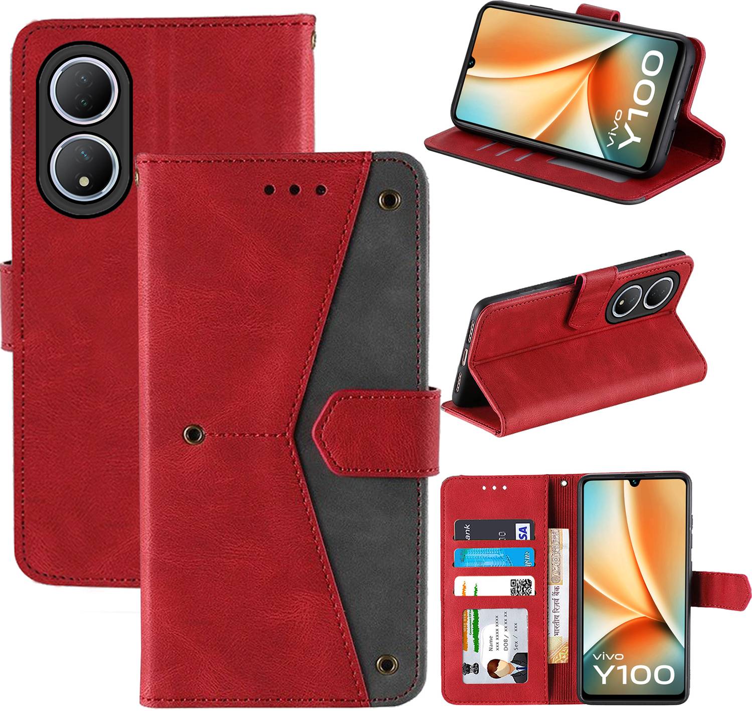 Autofocus Flip Cover for Vivo Y100
