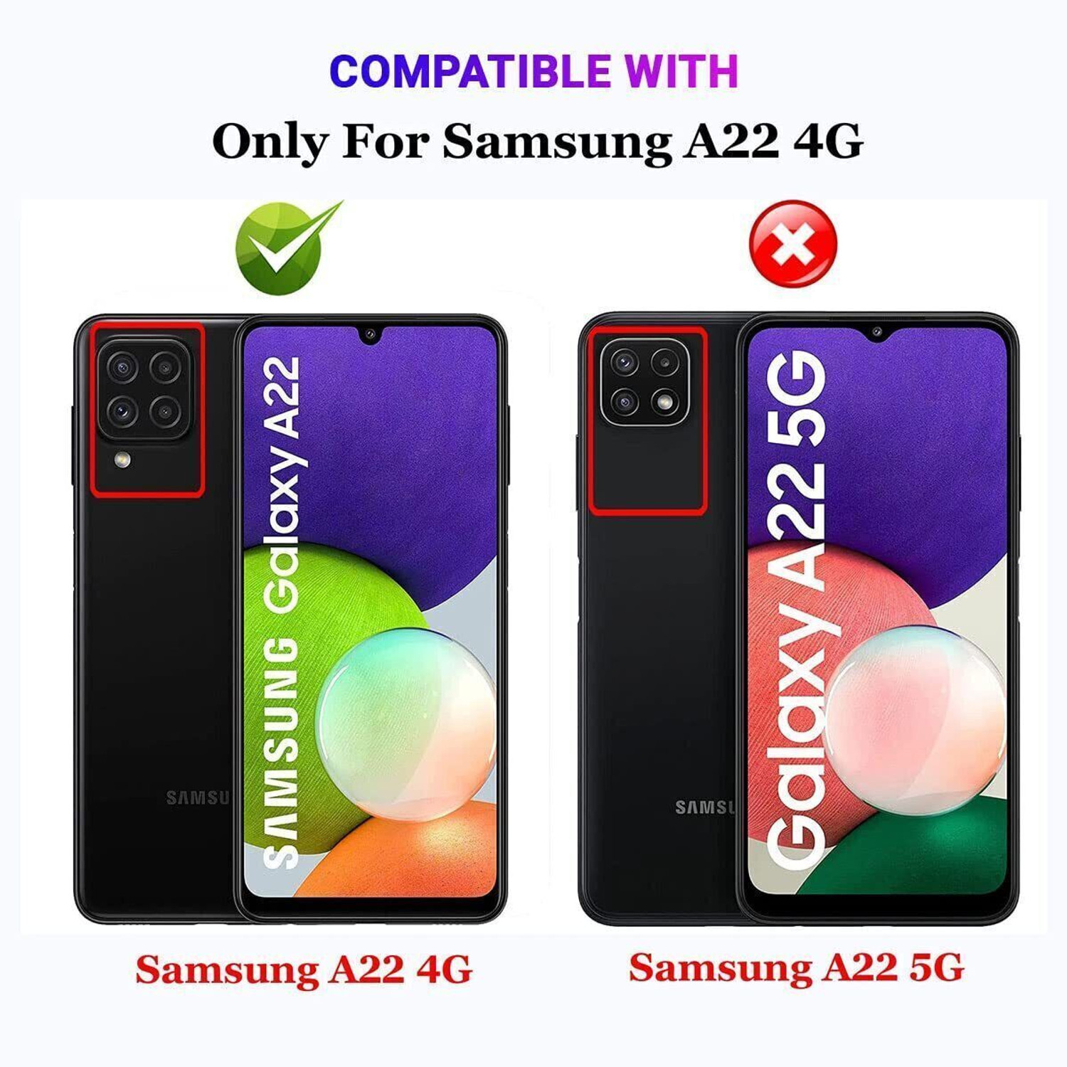 Image of KIVANO LUXE Flip Cover for Samsung Galaxy A22 4G / Samsung Galaxy F22|Premium Leather|Magnetic Closure|Stand function