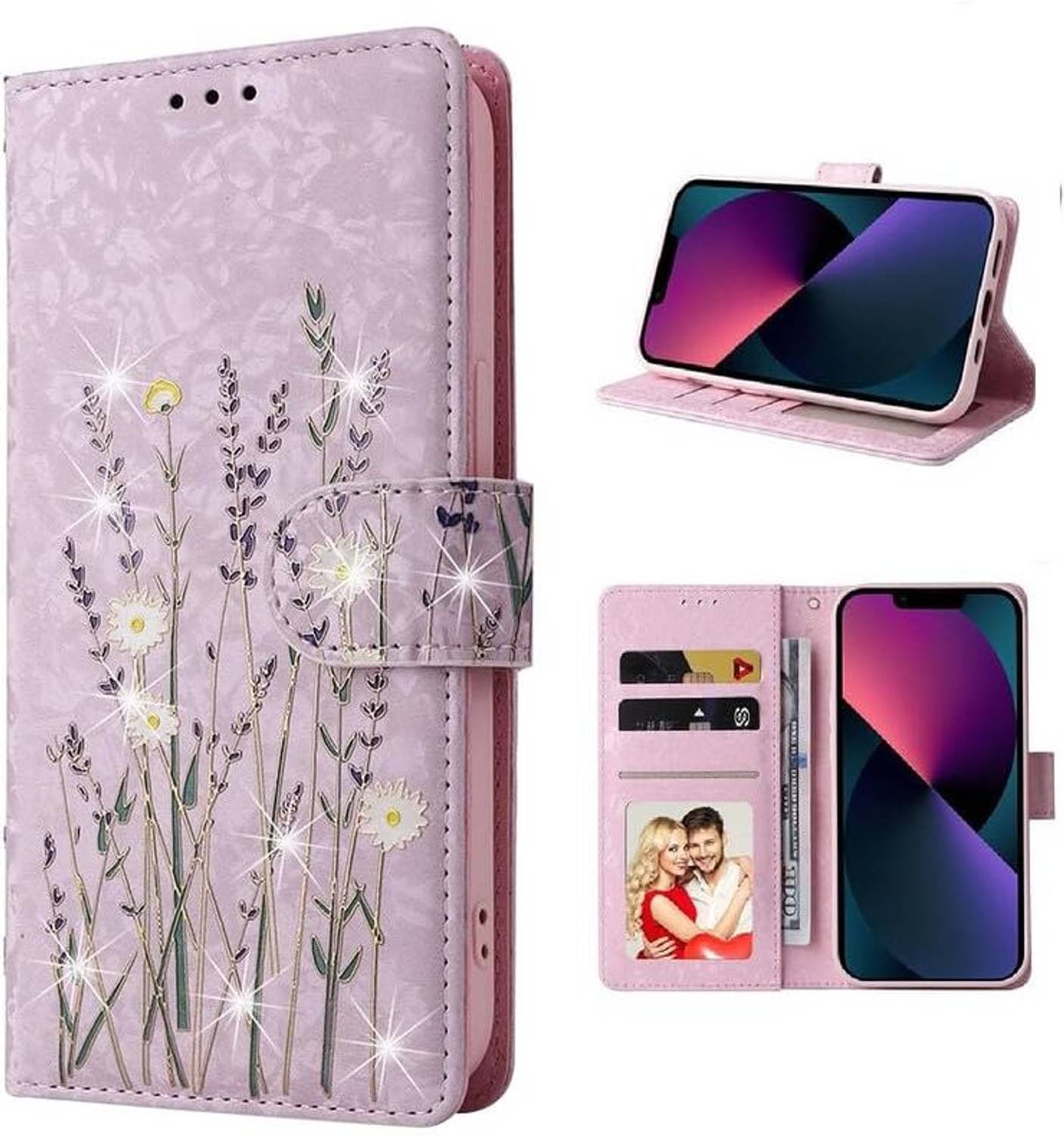 Clickcase Flip Cover for OPPO Reno 15C 5G Purple - Image 1