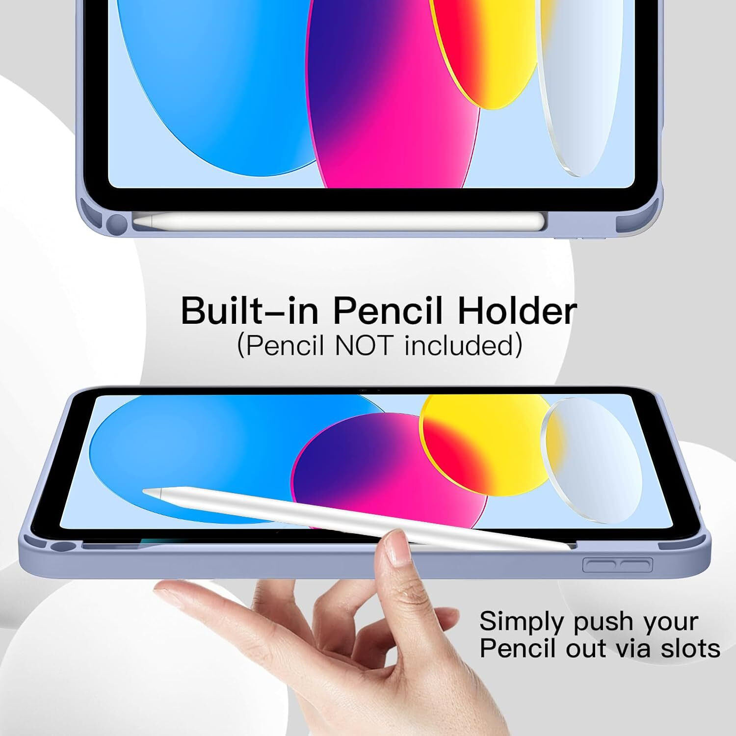 Image of AGEIS Flip Cover for Apple iPad (A16) 11th Gen 11 inch 2025 / 10th Generation 10.9 inch 2022 (Purple, Shock Proof, Pack of: 1)
