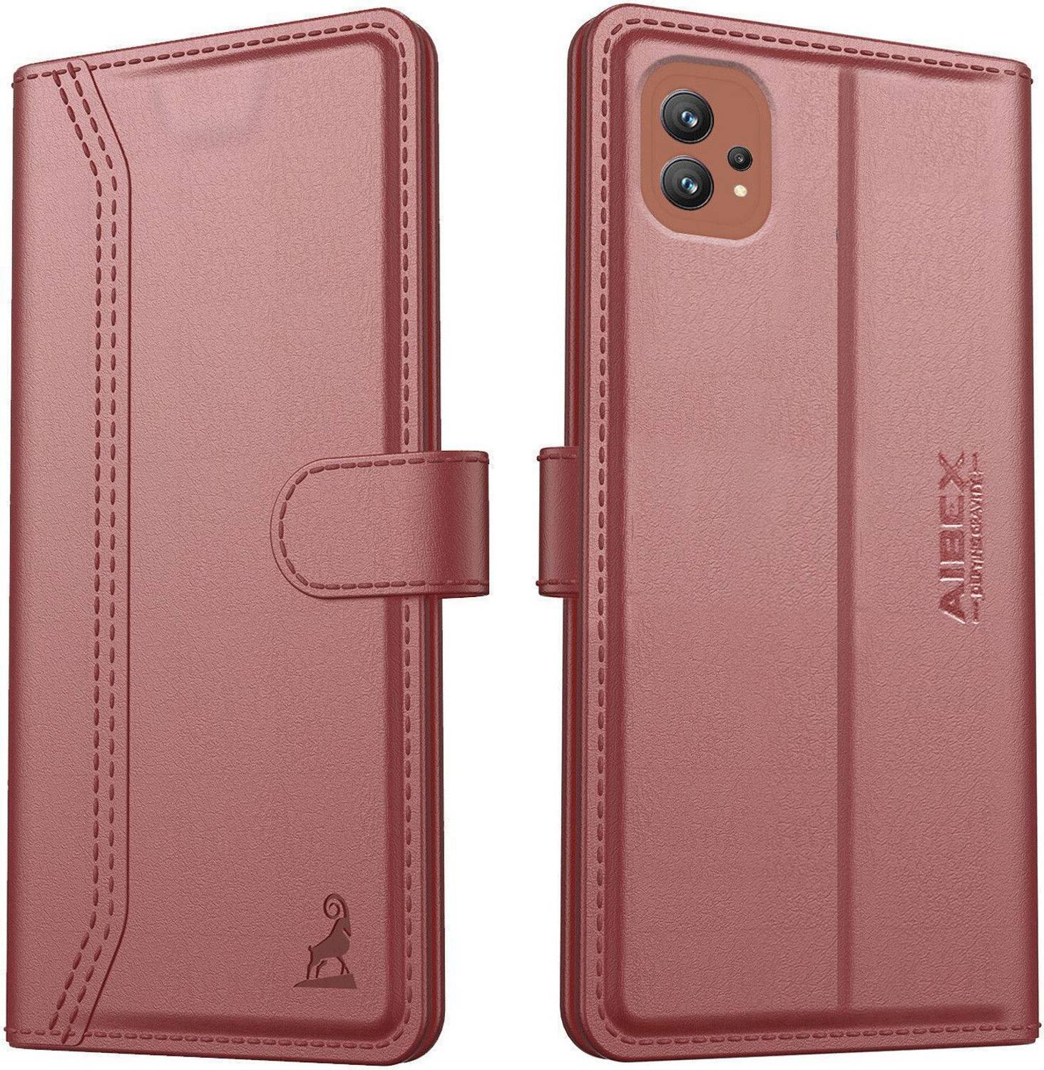 AIBEX Flip Cover for Realme 9 Pro 5G|Premium Leather Finish|Magnetic Closure|Kickstand Feature