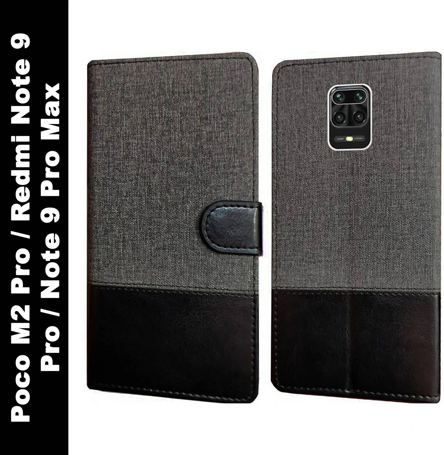 Balacase Flip Cover for Poco M2 Pro, Mi Redmi Note 9 Pro, Mi Redmi Note 9 Pro Max