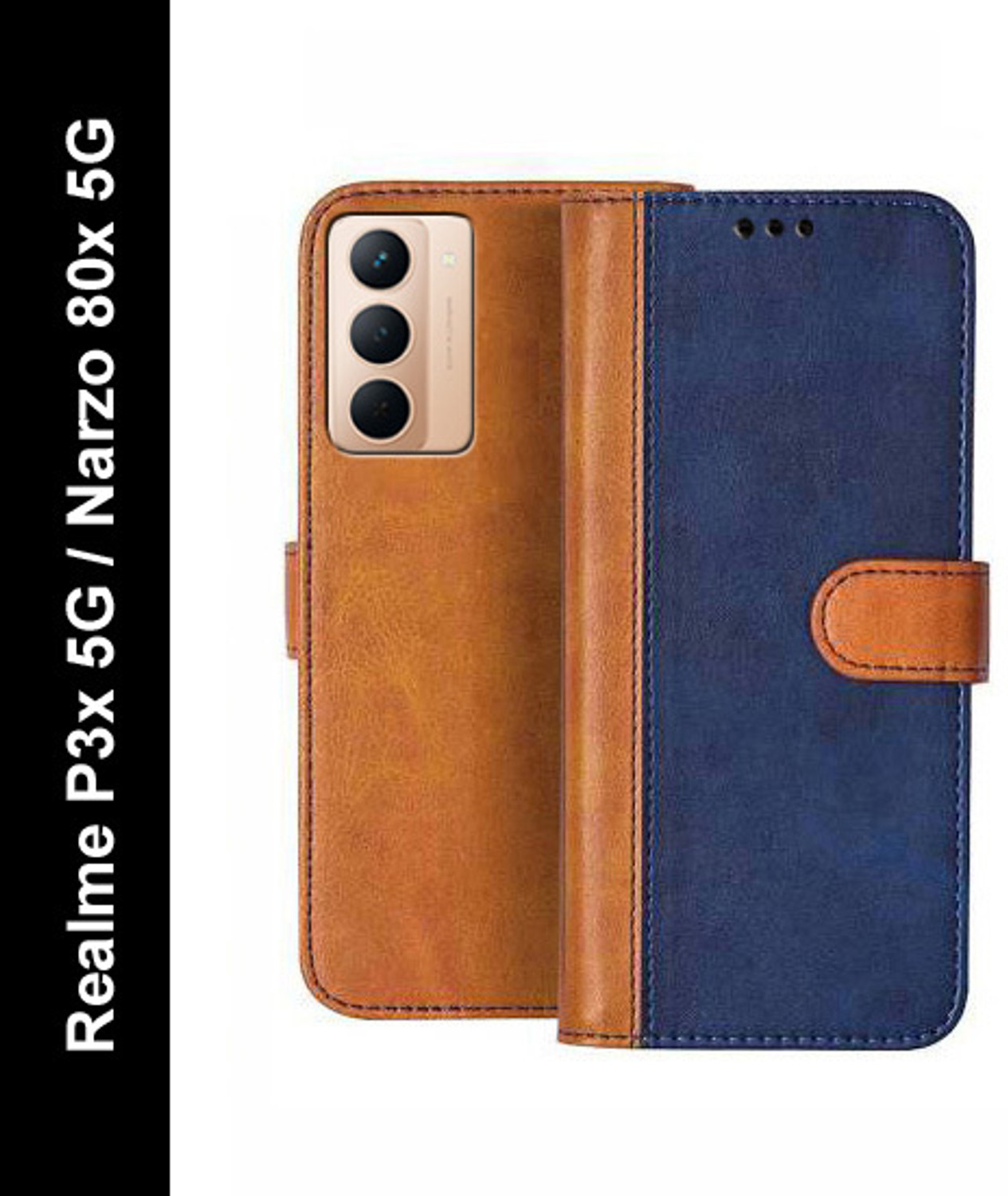 Image of Nuvak Flip Cover for realme P3x 5G, Realme Narzo 80x 5G