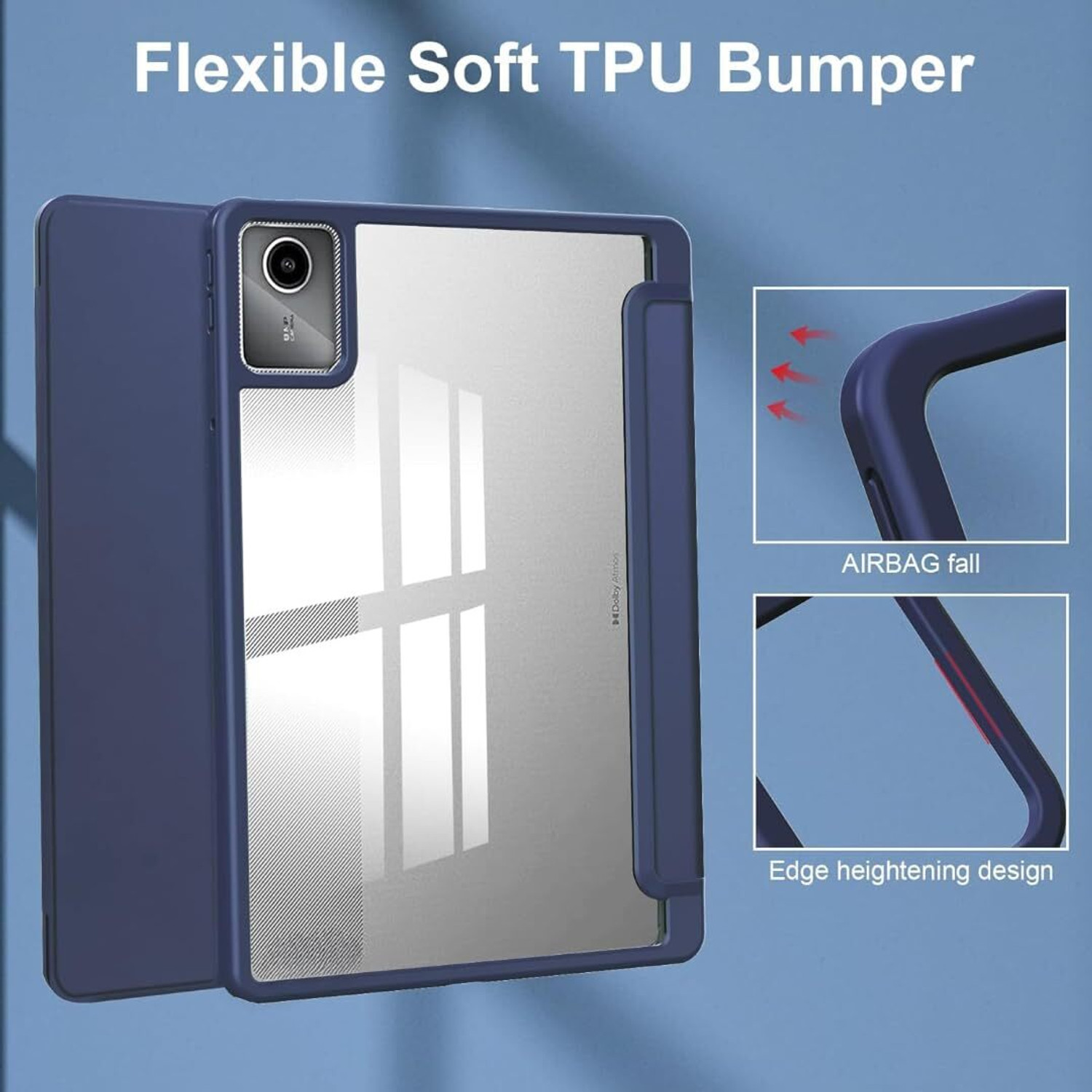 Image of AGEIS Flip Cover for Motorola Pad 60 Neo 11 inch 2025 (Stylus Holder)