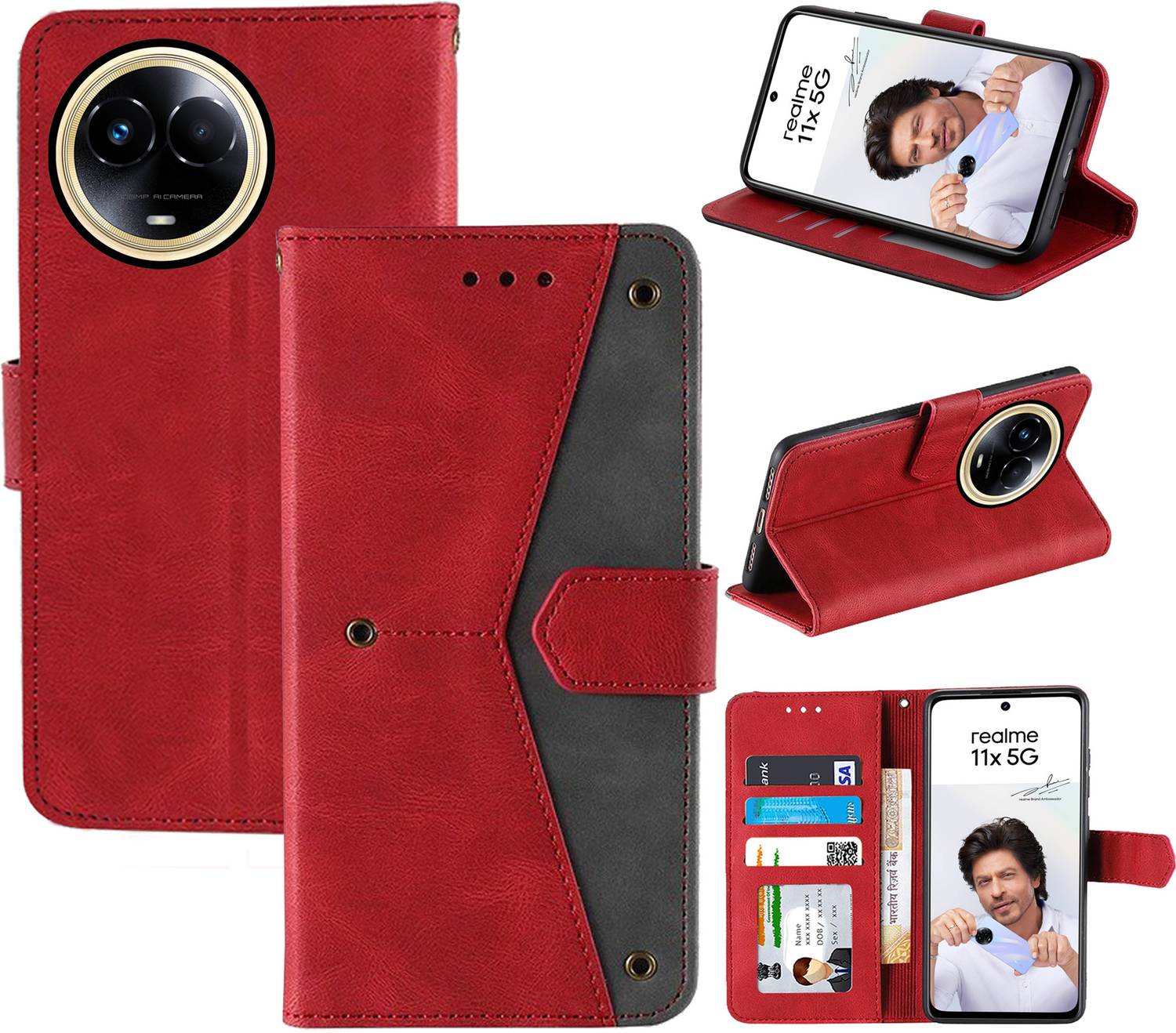 Autofocus Flip Cover for Realme 11x 5G, Realme C67 5G