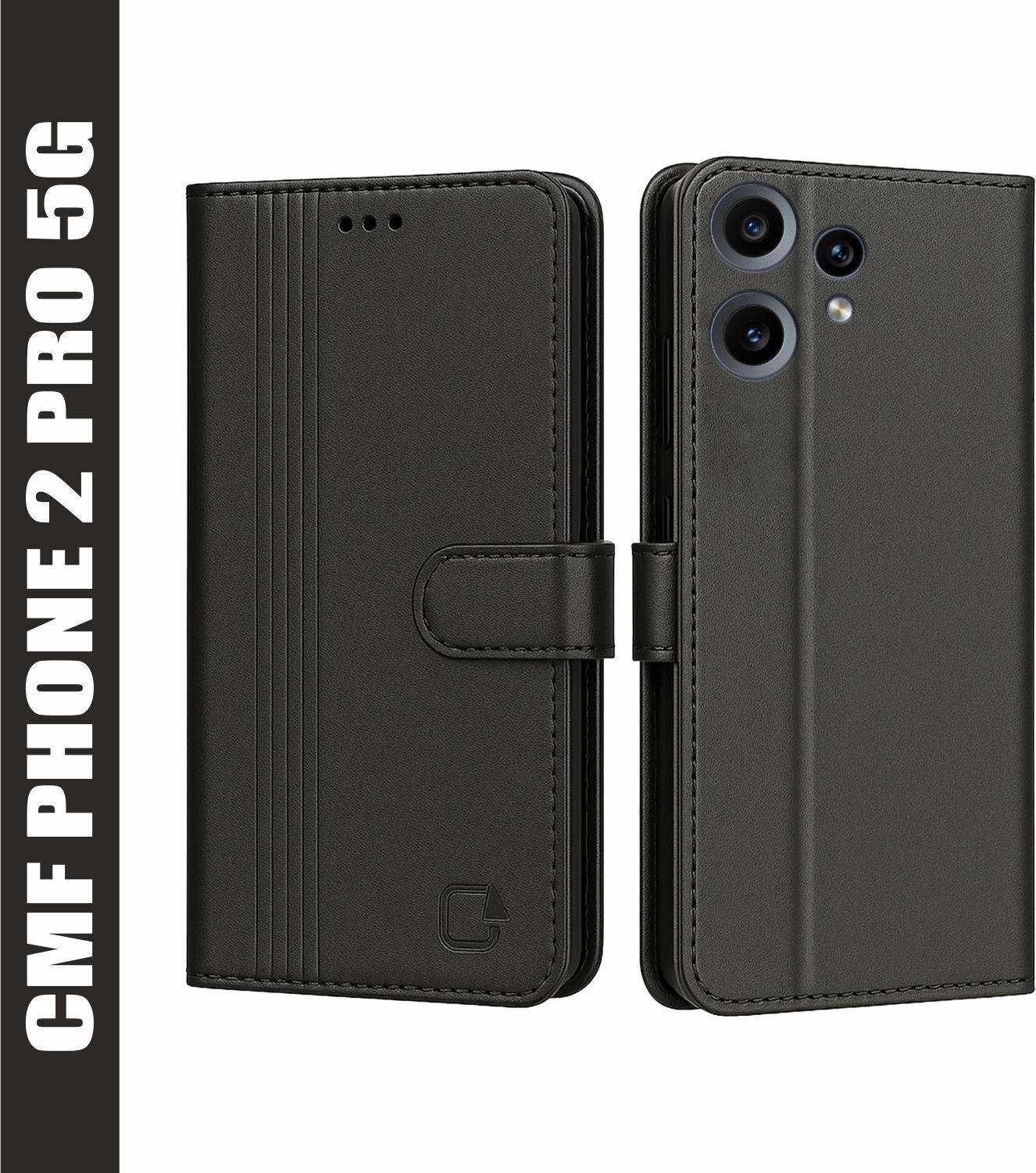 AIBEX Flip Cover for CMF by Nothing Phone 2 Pro 5G|Inbuilt Wallet & Card Slots|Premium Leather Magnetic Case