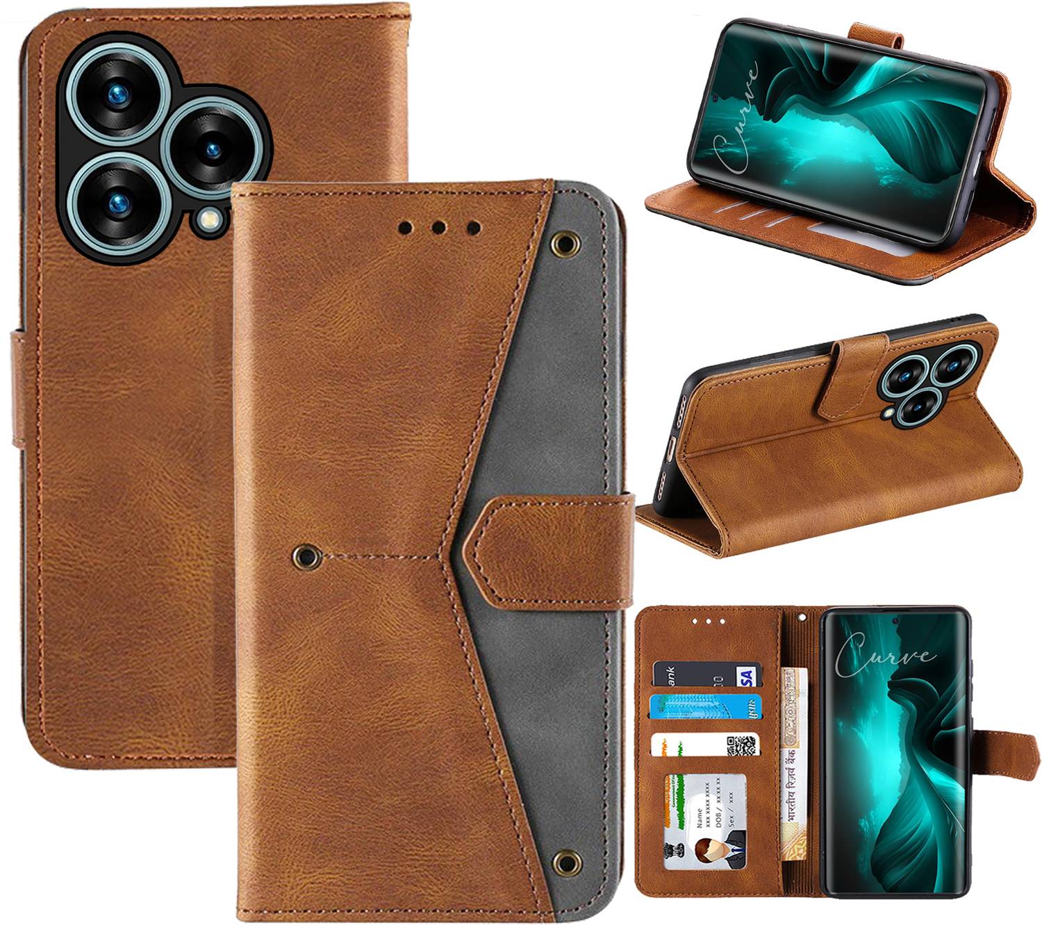 Autofocus Flip Cover for Lava Blaze Curve 5G