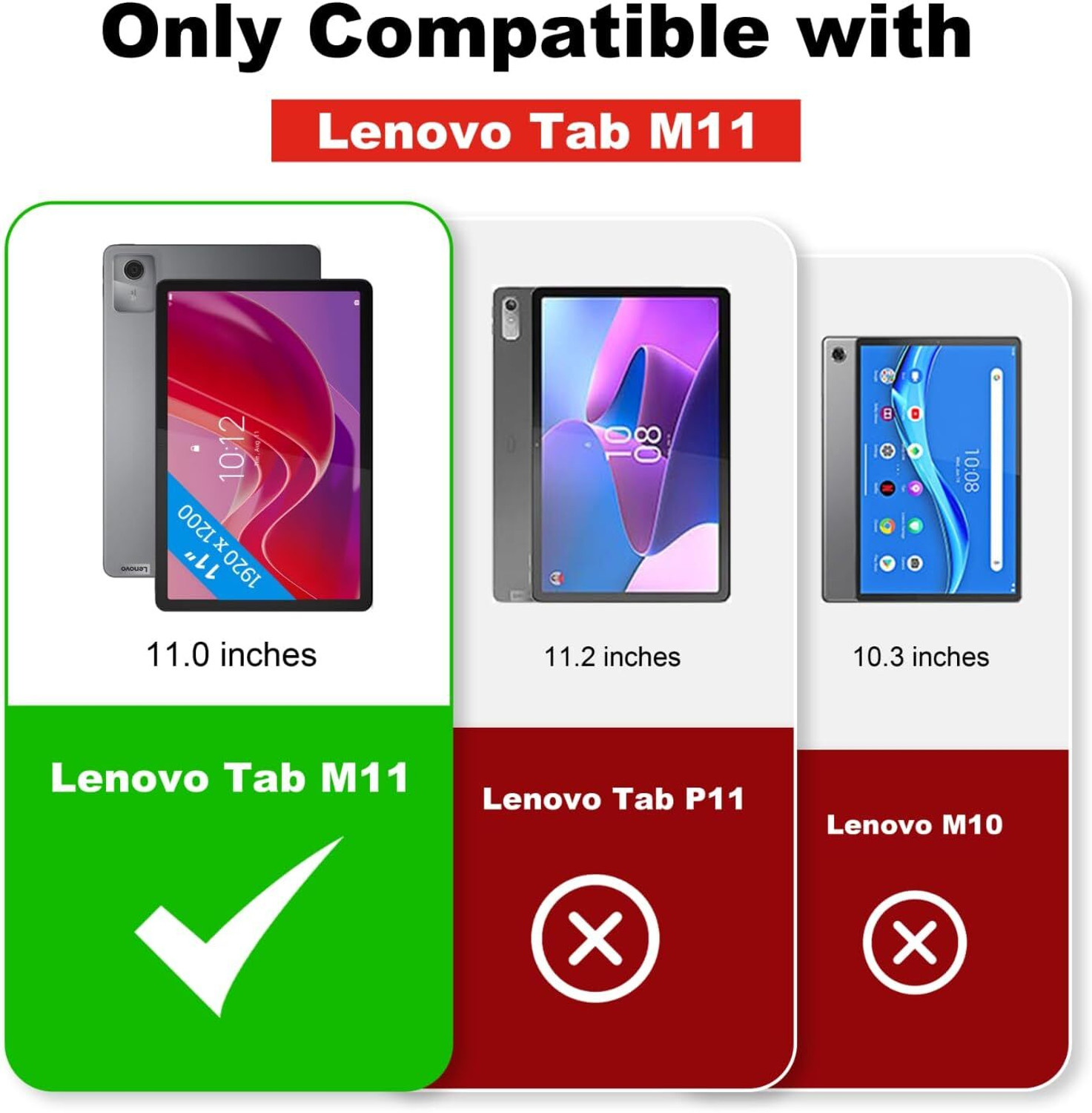Image of COVERHUB Flip Cover for Lenovo Tab M11 (11 inch) (2024)