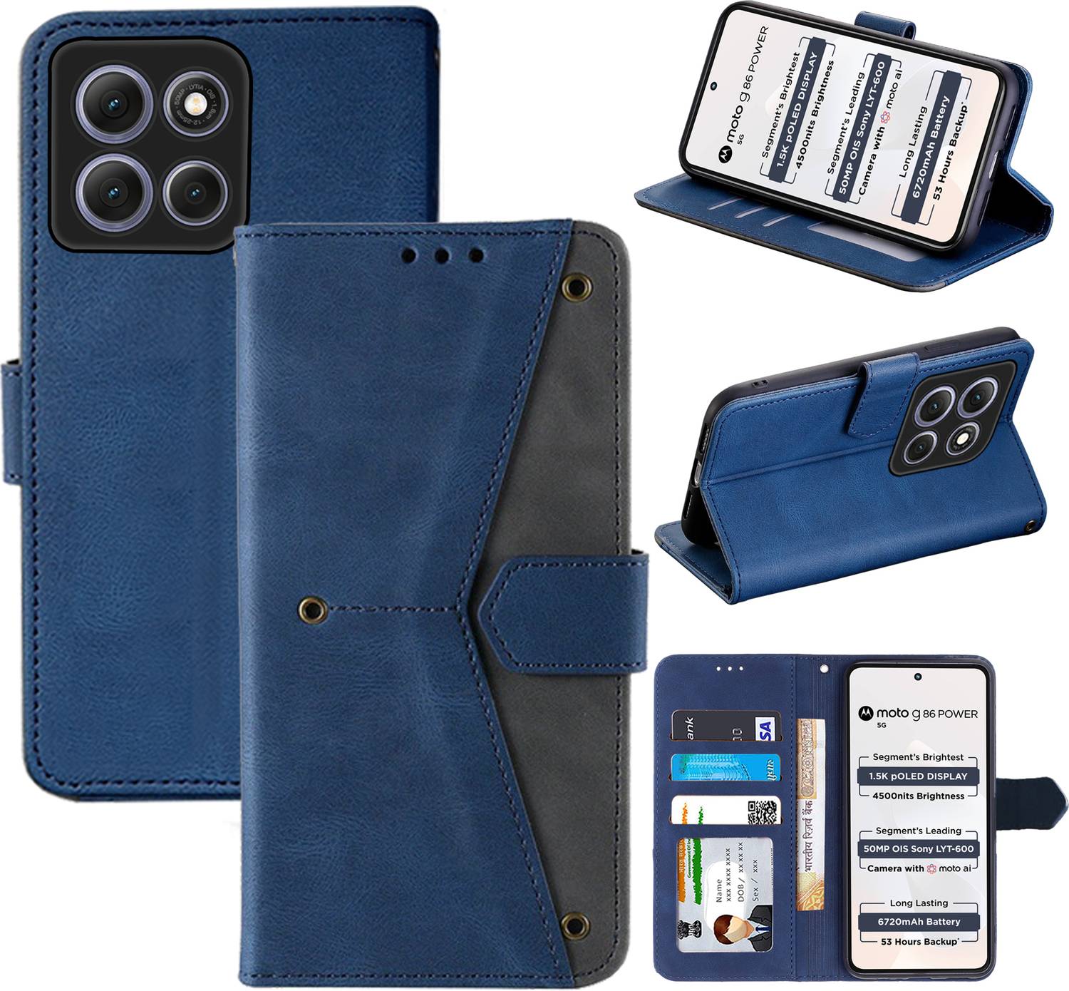 Autofocus Flip Cover for Motorola Moto G86 Power 5G