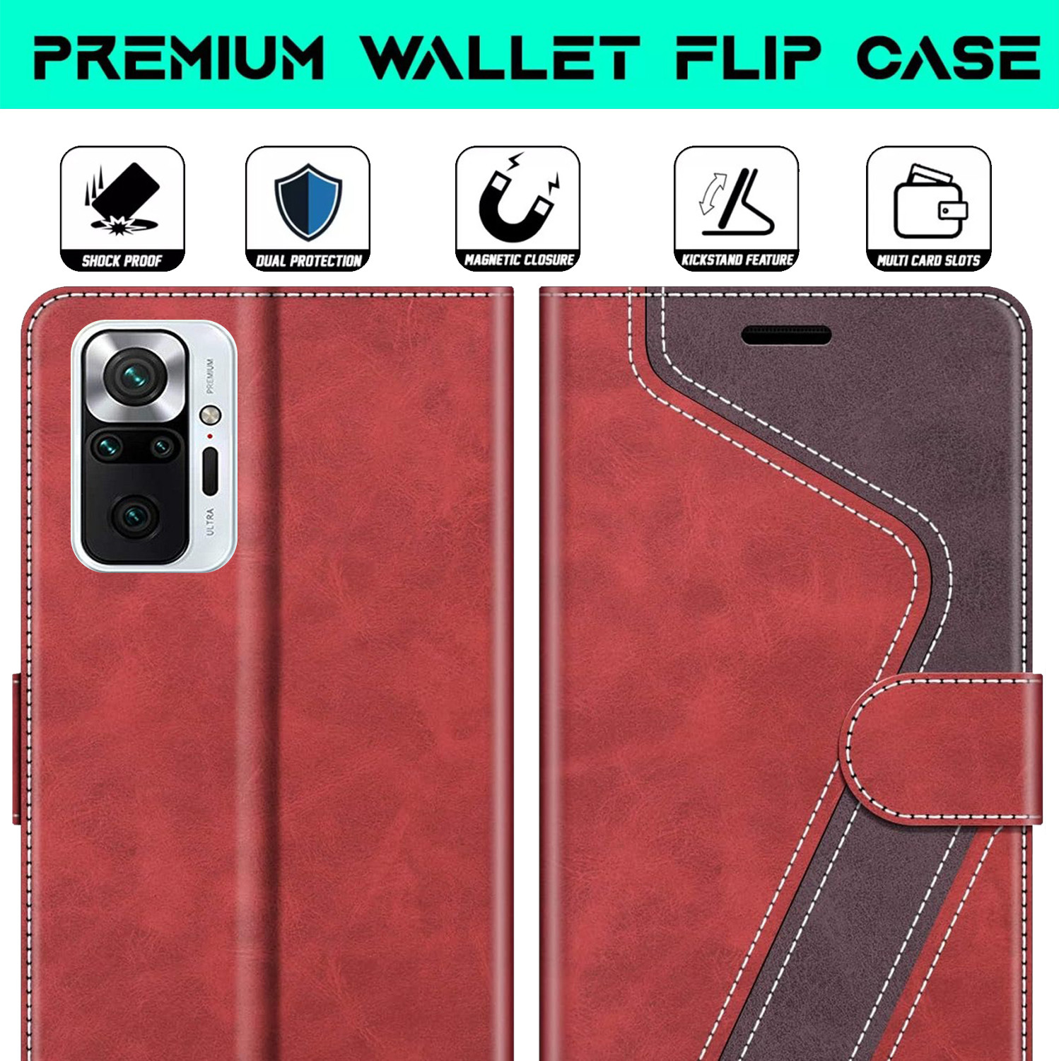 Image of CYOR Flip Cover for REDMI NOTE 10 PRO MAX