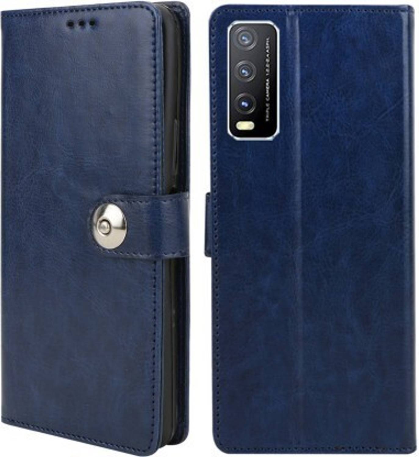 Aarov Flip Cover for Vivo Y20, Vivo Y20T, Vivo Y20G-2021, Vivo Y20A-2021, Vivo Y12s-2021