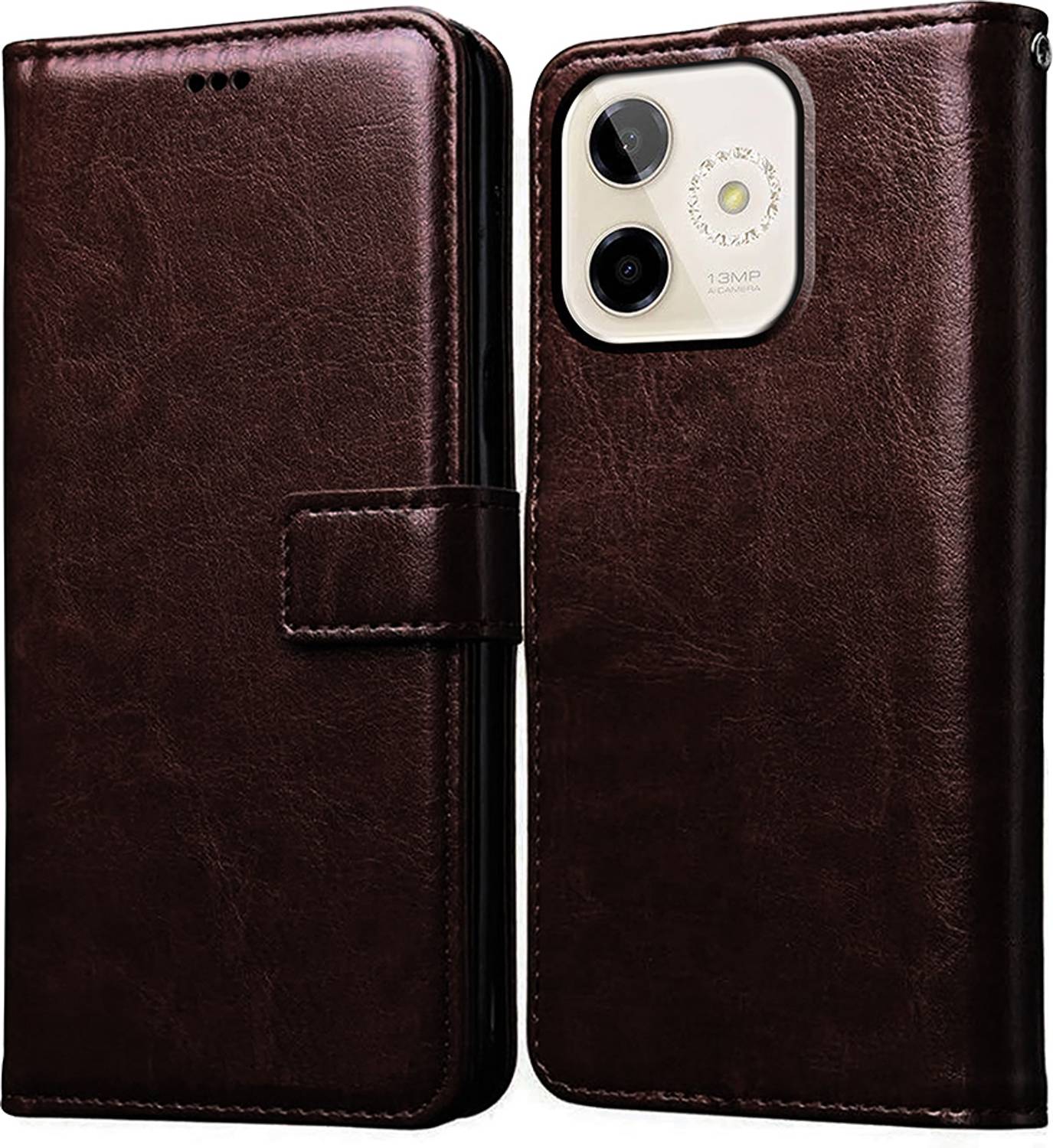 Casotec Flip Cover for Lava Shark 5G