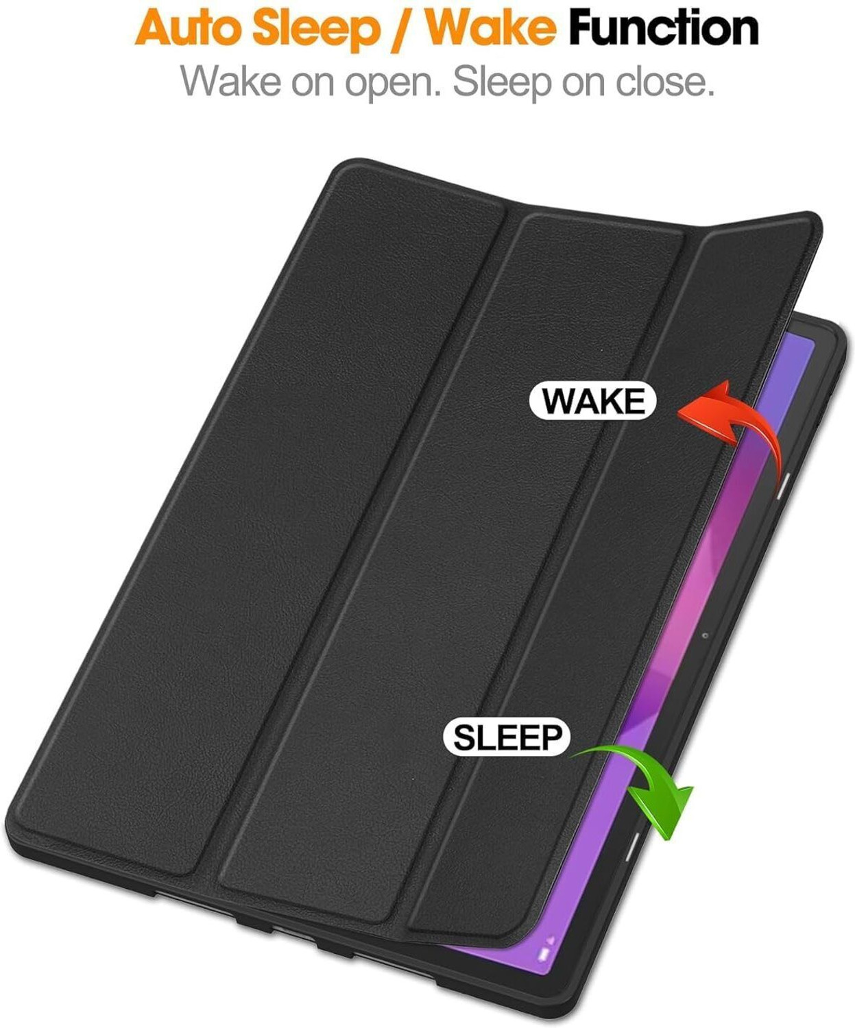 Image of Proelite Flip Cover for Lenovo Idea Tab Plus 12.1 inch 2025 case Cover, Soft Flexible Flip Case [Recoil Series]