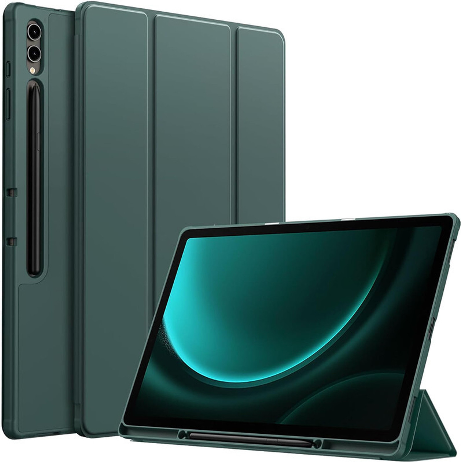 Image of LIKECASE Flip Cover for Samsung Galaxy Tab S9 FE Plus / Samsung Galaxy Tab S9 Plus (12.4 Inch, 2023 Modal)