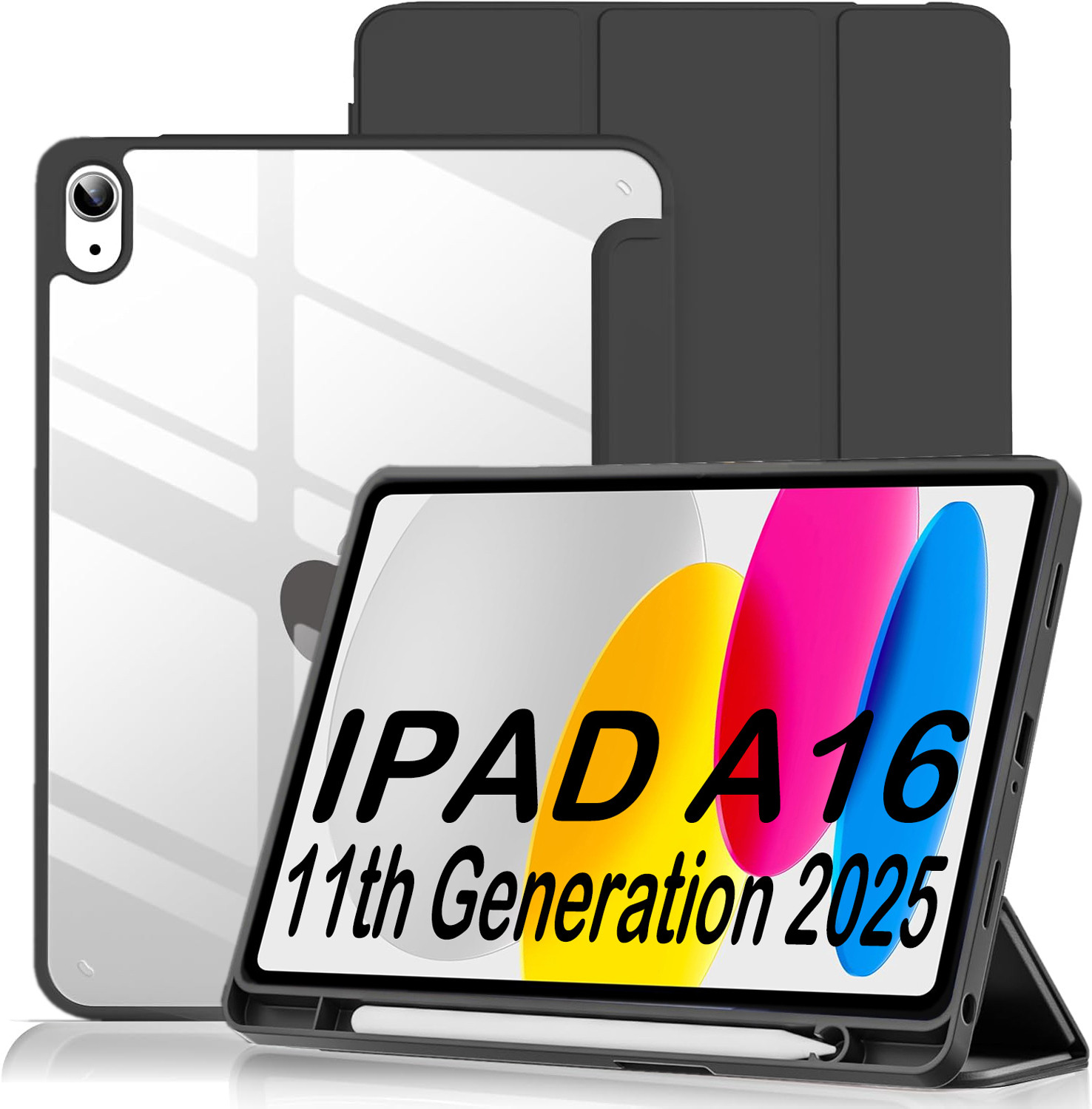 Image of BLACK LOVIES Flip Cover for iPad A16, iPad 11th Generation 11 Inch