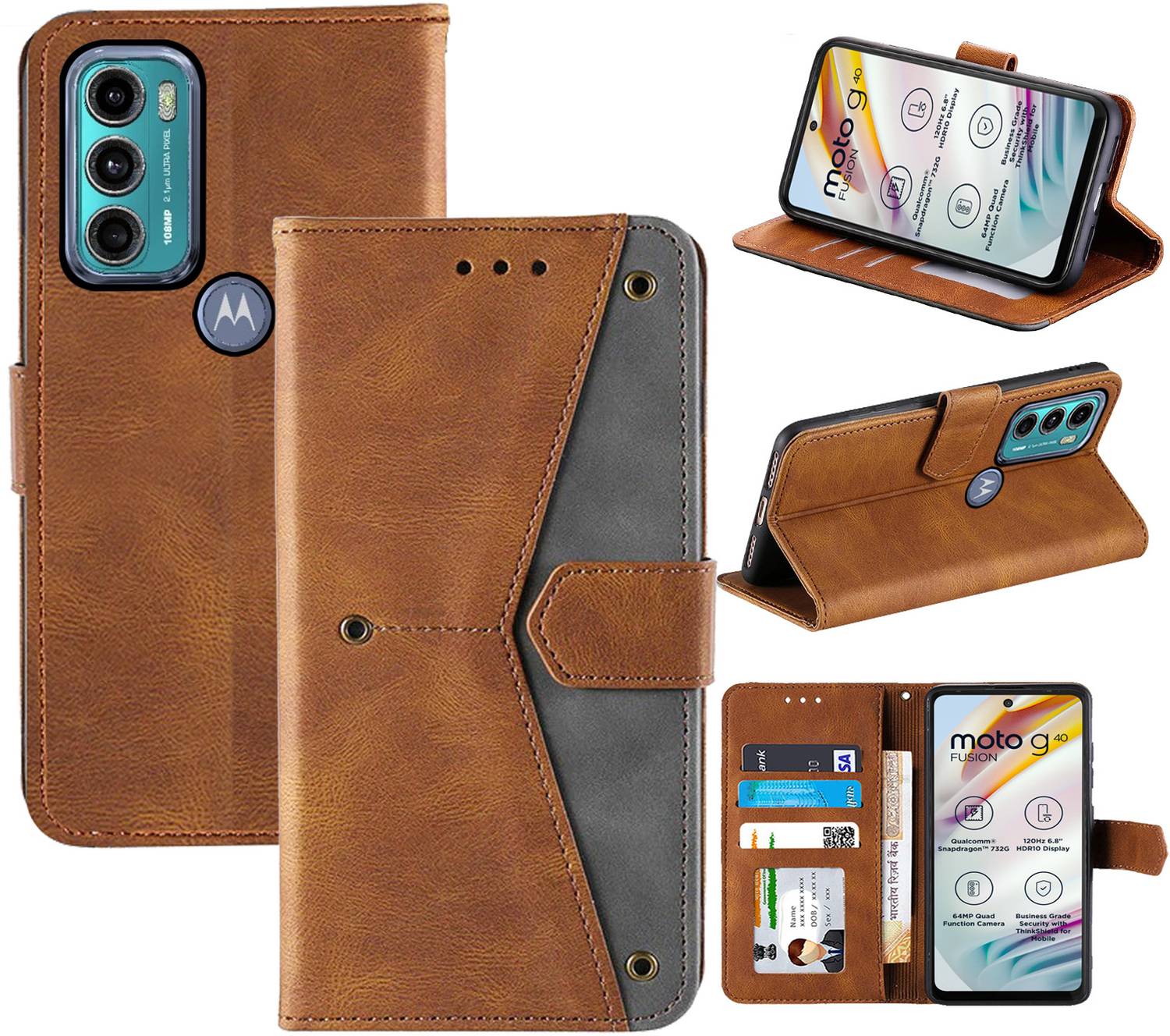 Autofocus Flip Cover for Motorola G40 Fusion