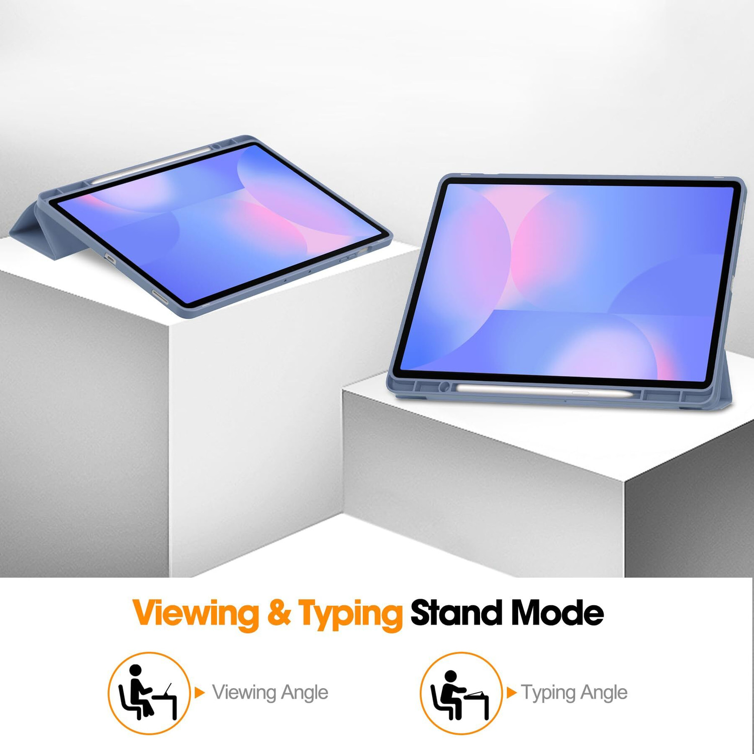 Image of Proelite Flip Cover for Galaxy Tab S10 FE Plus 13.1 inch, Soft Flexible Flip Case Cover [Recoil Series] (Multicolor, Artificial Leather)