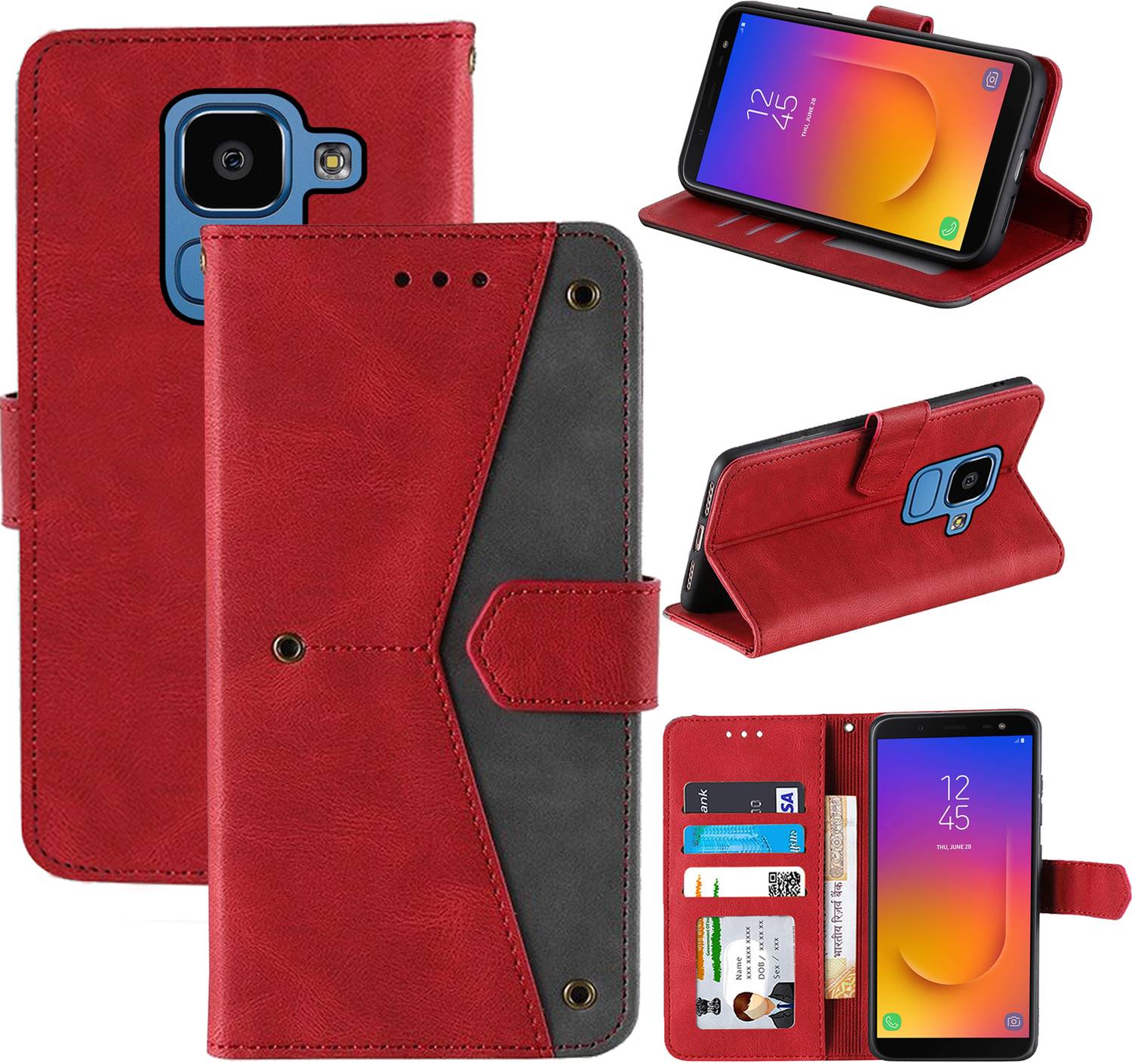 Autofocus Flip Cover for Samsung Galaxy J6