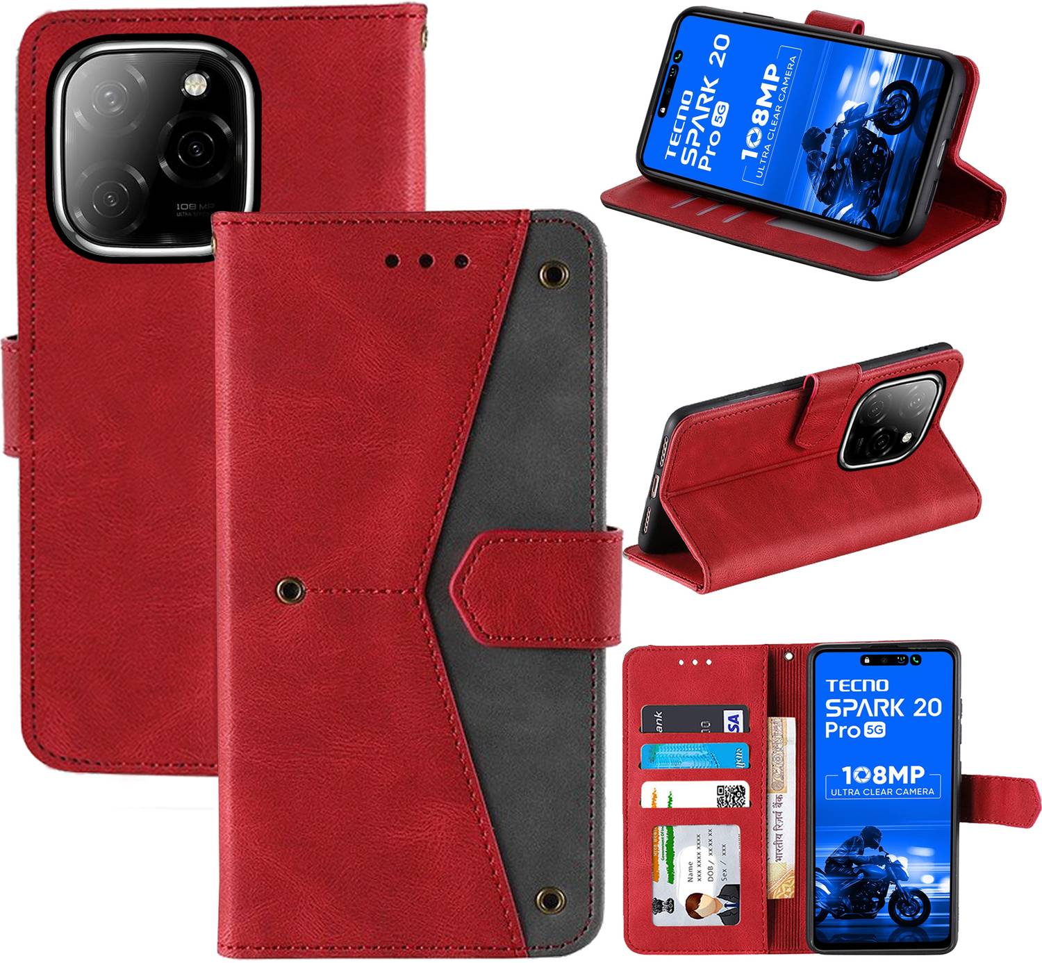 Autofocus Flip Cover for Tecno Spark 20 Pro 5G