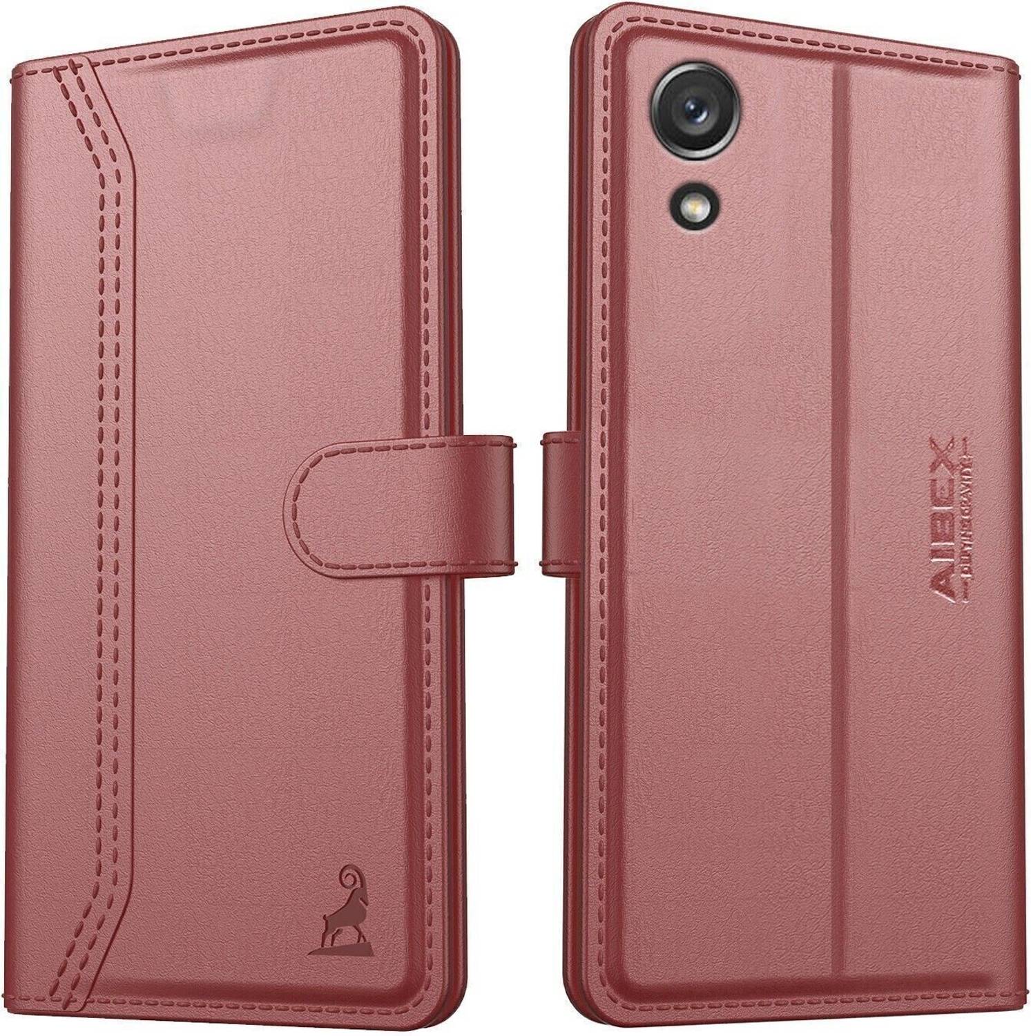 AIBEX Flip Cover for Samsung A03 Core|Premium Leather Finish|Magnetic Closure|Kickstand Feature