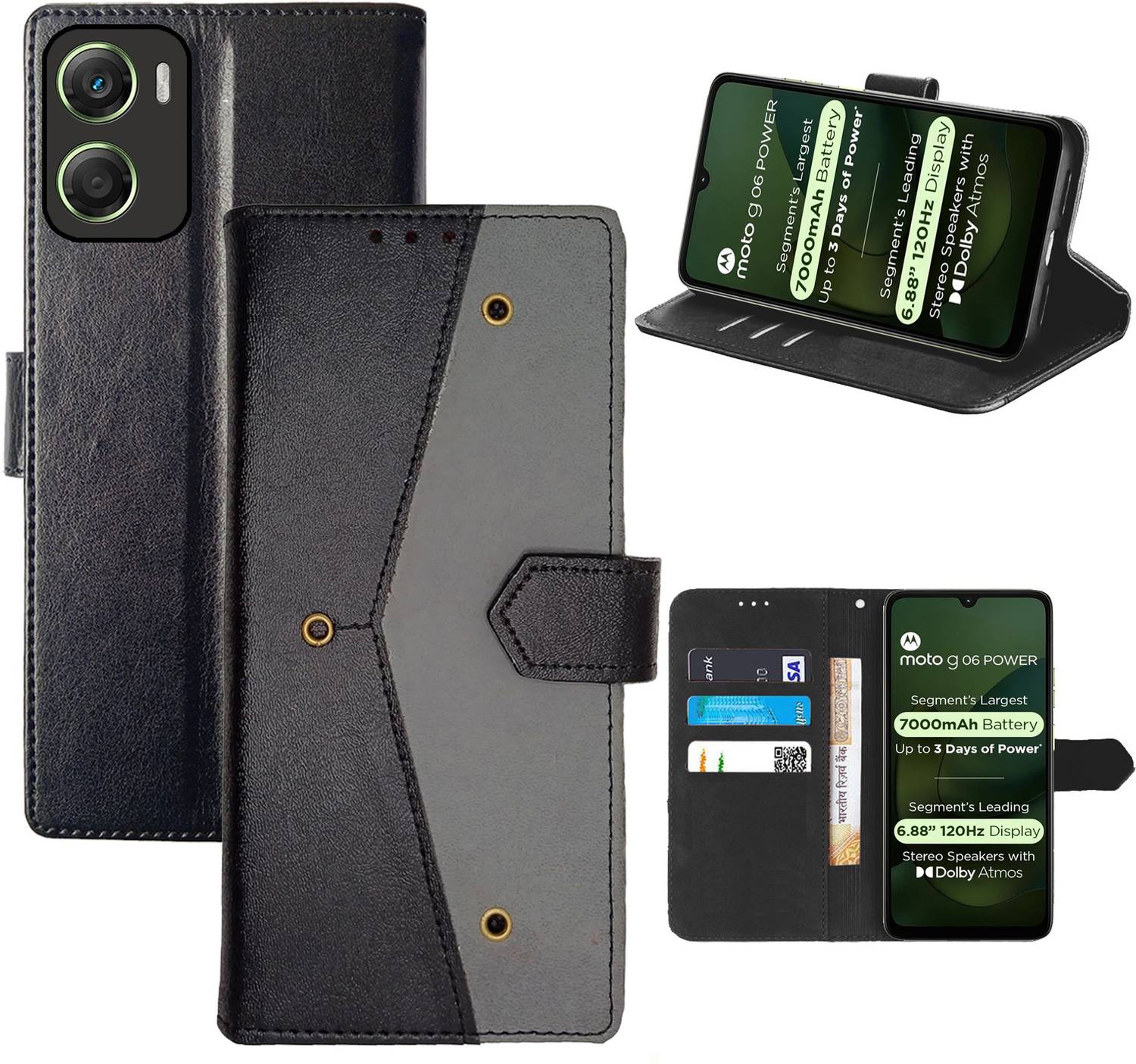 Aaghosh Flip Cover for MOTOROLA G06 Power, Moto G06 Power